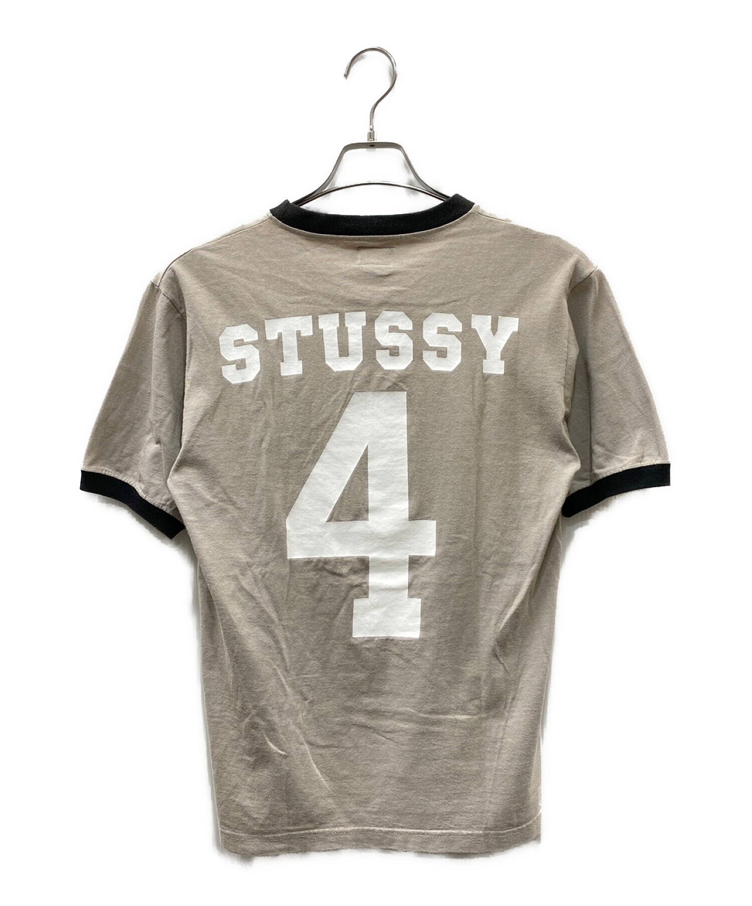 中古・古着通販】stussy (ステューシー) 90S'プリントTシャツ グレー 