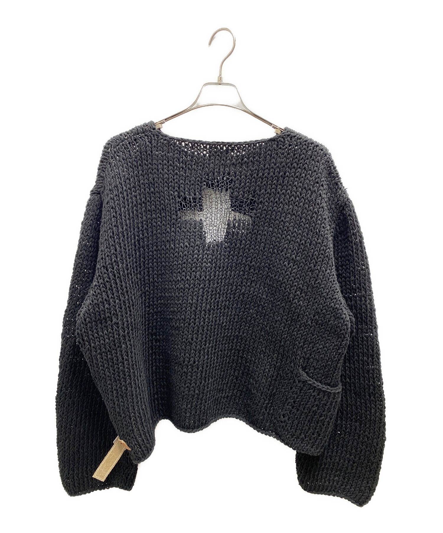 SUNSEA (サンシー) 第七のセーター ブラック サイズ:34