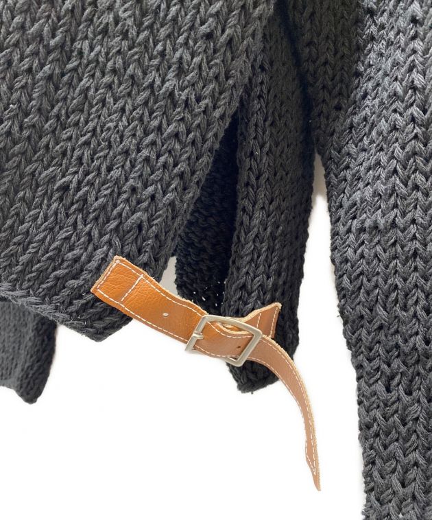 中古・古着通販】SUNSEA (サンシー) 第七のセーター ブラック サイズ 