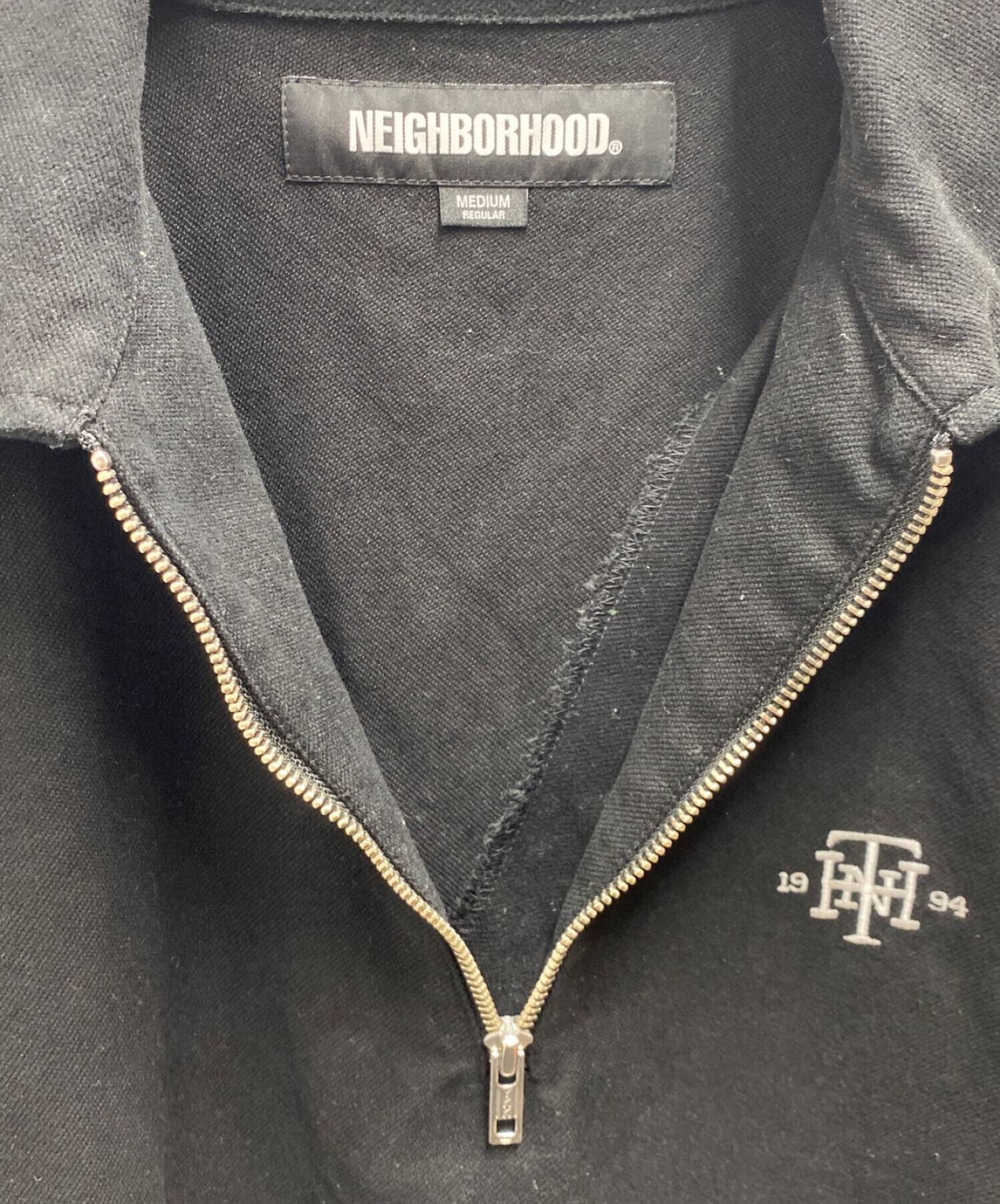 NEIGHBORHOOD (ネイバーフッド) 23AW HALF ZIP PULLOVER SHIRT ブラック サイズ:M
