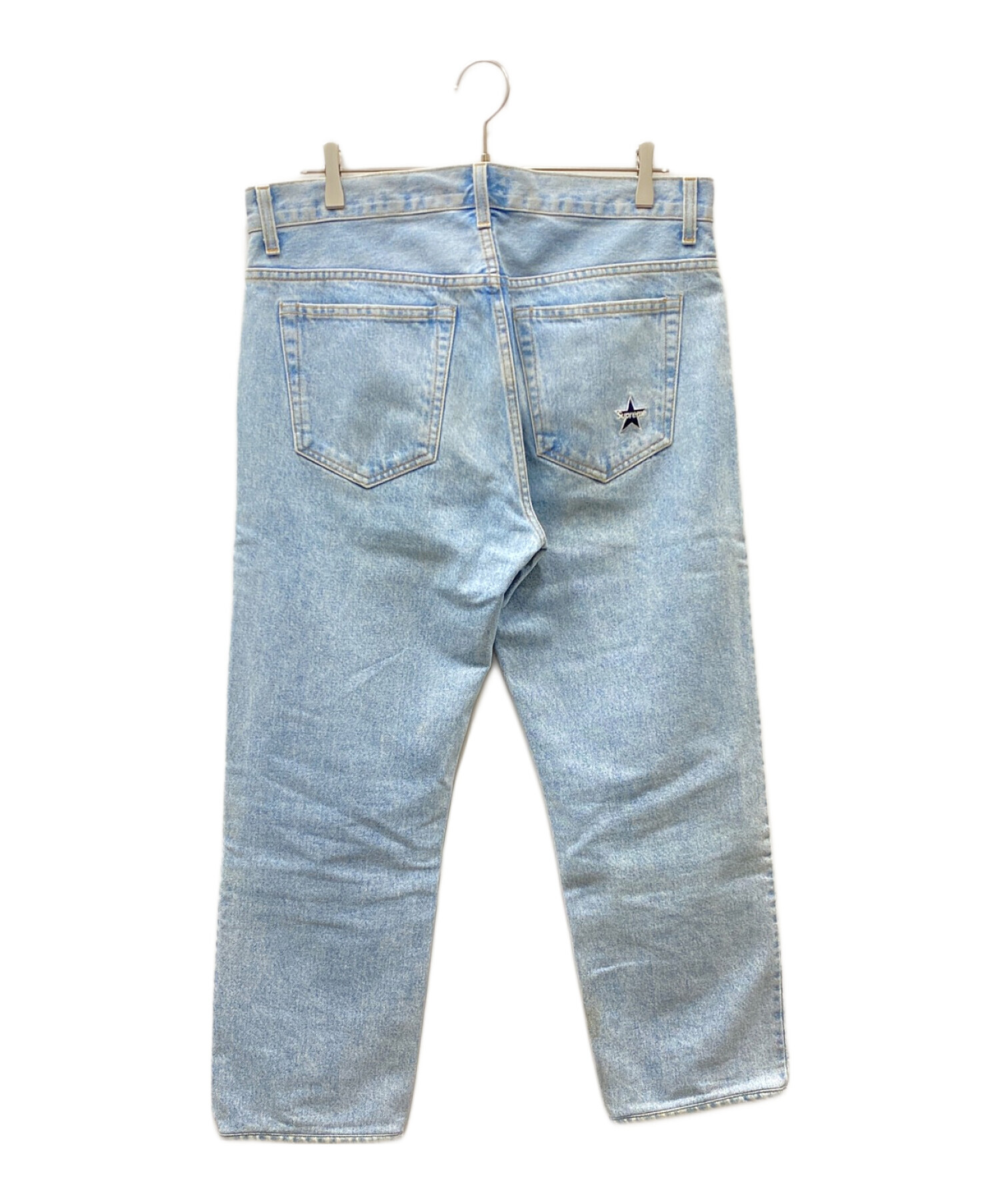 SUPREME (シュプリーム) Washed Regular Jeans インディゴ サイズ:３２