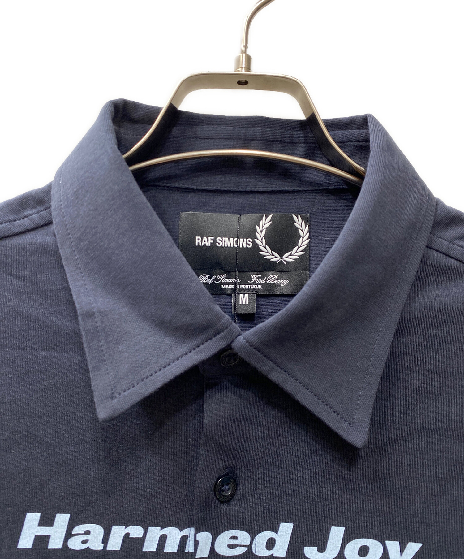 FRED PERRY (フレッドペリー) RAF SIMONS (ラフシモンズ) Printed Jersey Shirt サイズ:SIZE M