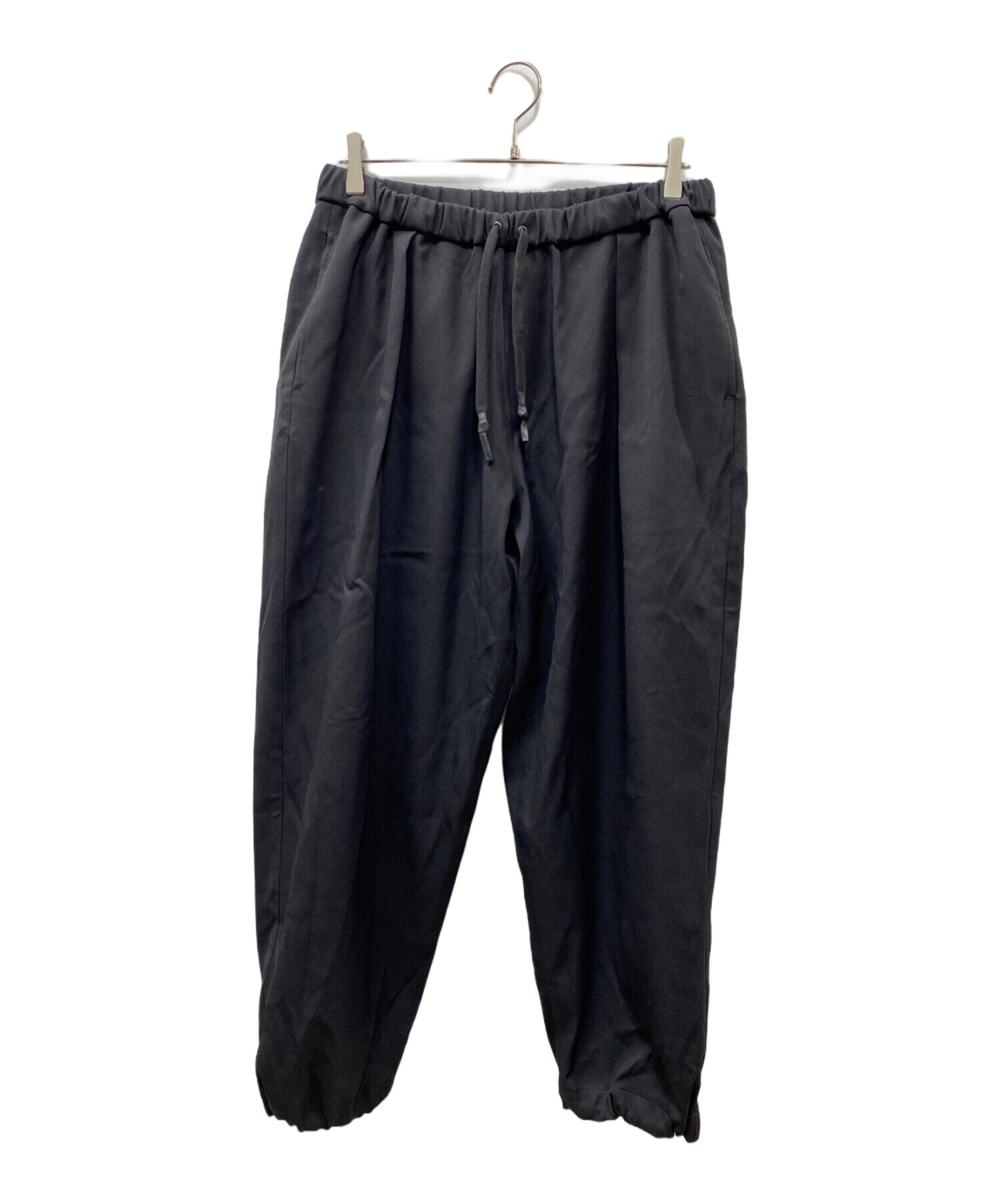 UNTRACE (アントレース) BASIC TAPERED STRETCH TRACK PANT ブラック サイズ:１