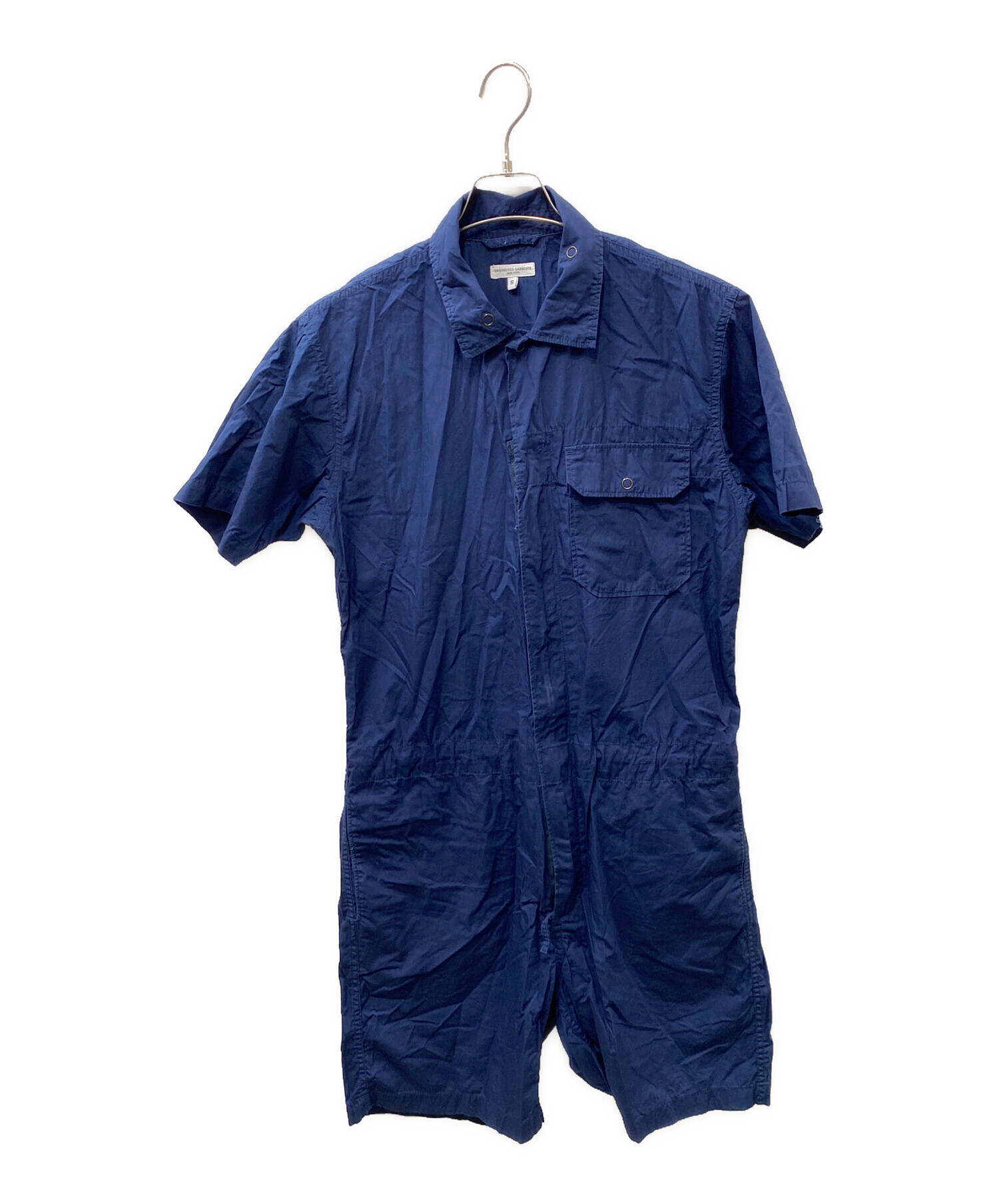 Engineered Garments (エンジニアド ガーメンツ) S/Sジャンプスーツ ネイビー サイズ:S