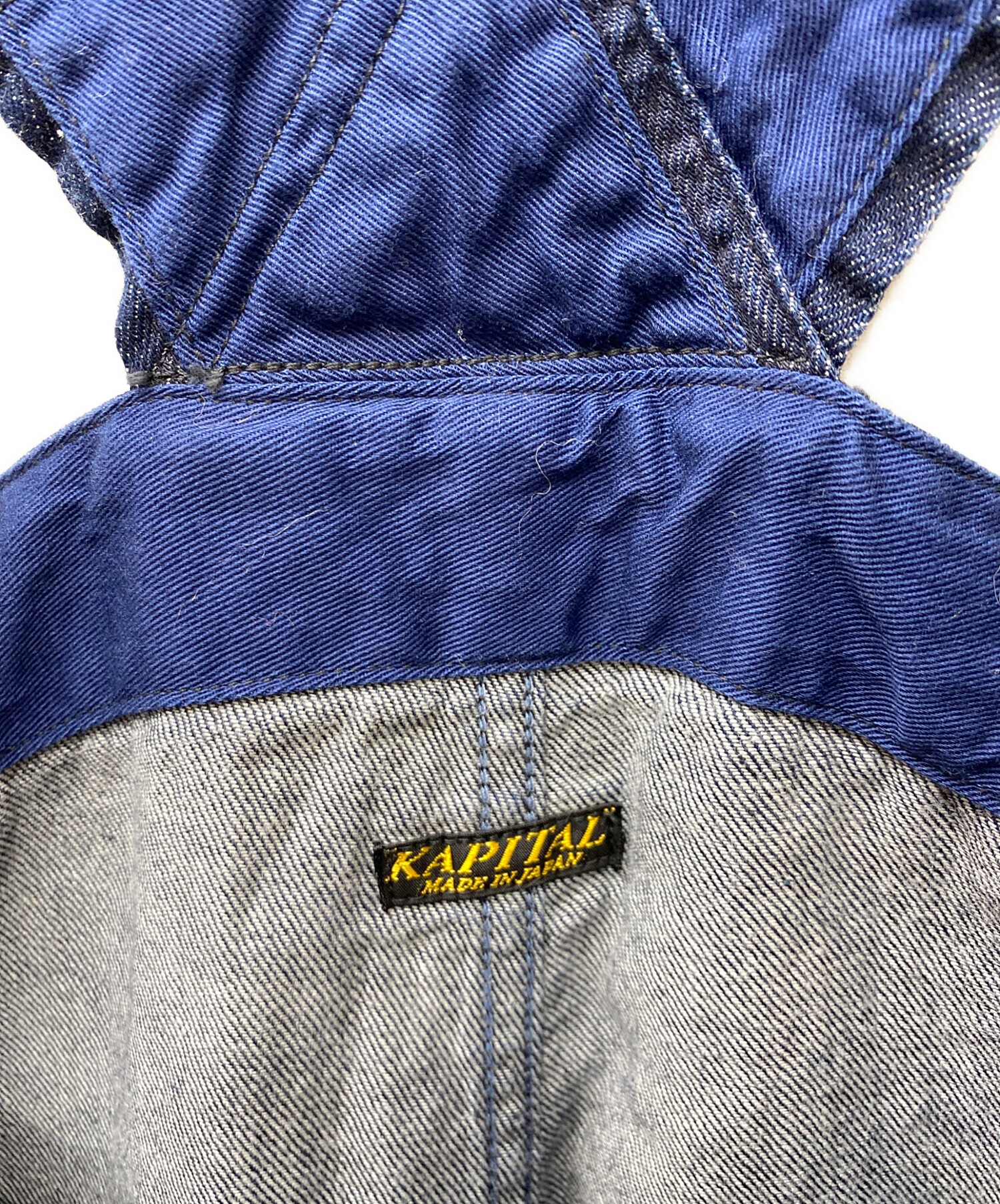 中古・古着通販】KAPITAL (キャピタル) デニムオーバーオール インディゴ サイズ:SIZE S｜ブランド・古着通販  トレファク公式【TREFAC FASHION】スマホサイト