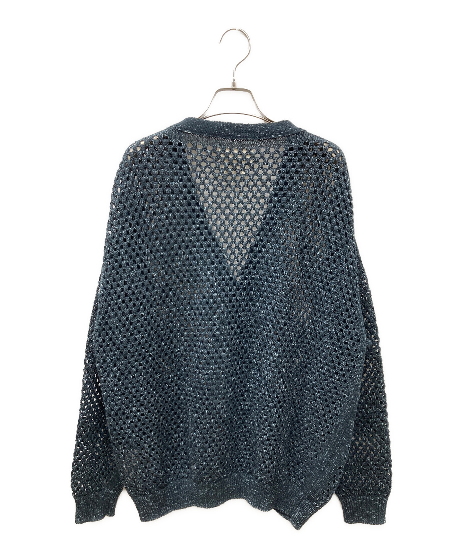 中古・古着通販】YOKE (ヨーク) MESHED KNIT CARDIGAN ブラック サイズ:２｜ブランド・古着通販 トレファク公式【TREFAC  FASHION】スマホサイト