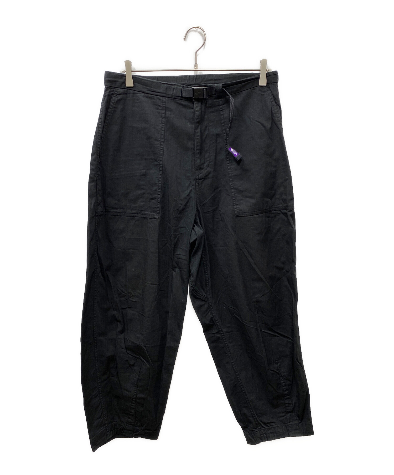 中古・古着通販】THE NORTHFACE PURPLELABEL (ザ・ノースフェイス パープルレーベル) Ripstop Wide Cropped  Pantsリップストップ ワイド クロップドパンツ ブラック サイズ:32｜ブランド・古着通販 トレファク公式【TREFAC  FASHION】スマホサイト