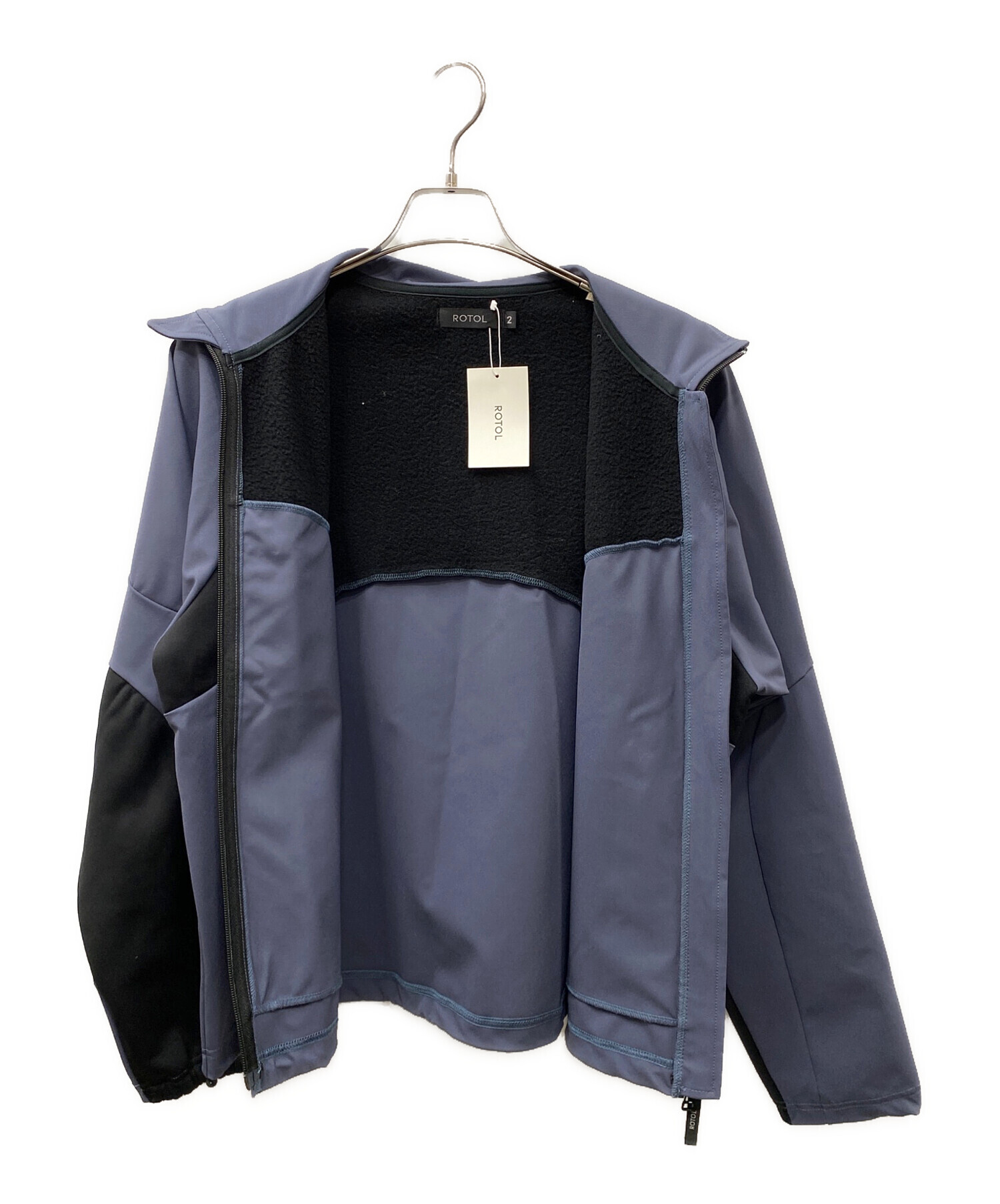 ROTOL (ロトル) FORMULA JACKET トラックジャケット ネイビー×ブラック サイズ:2