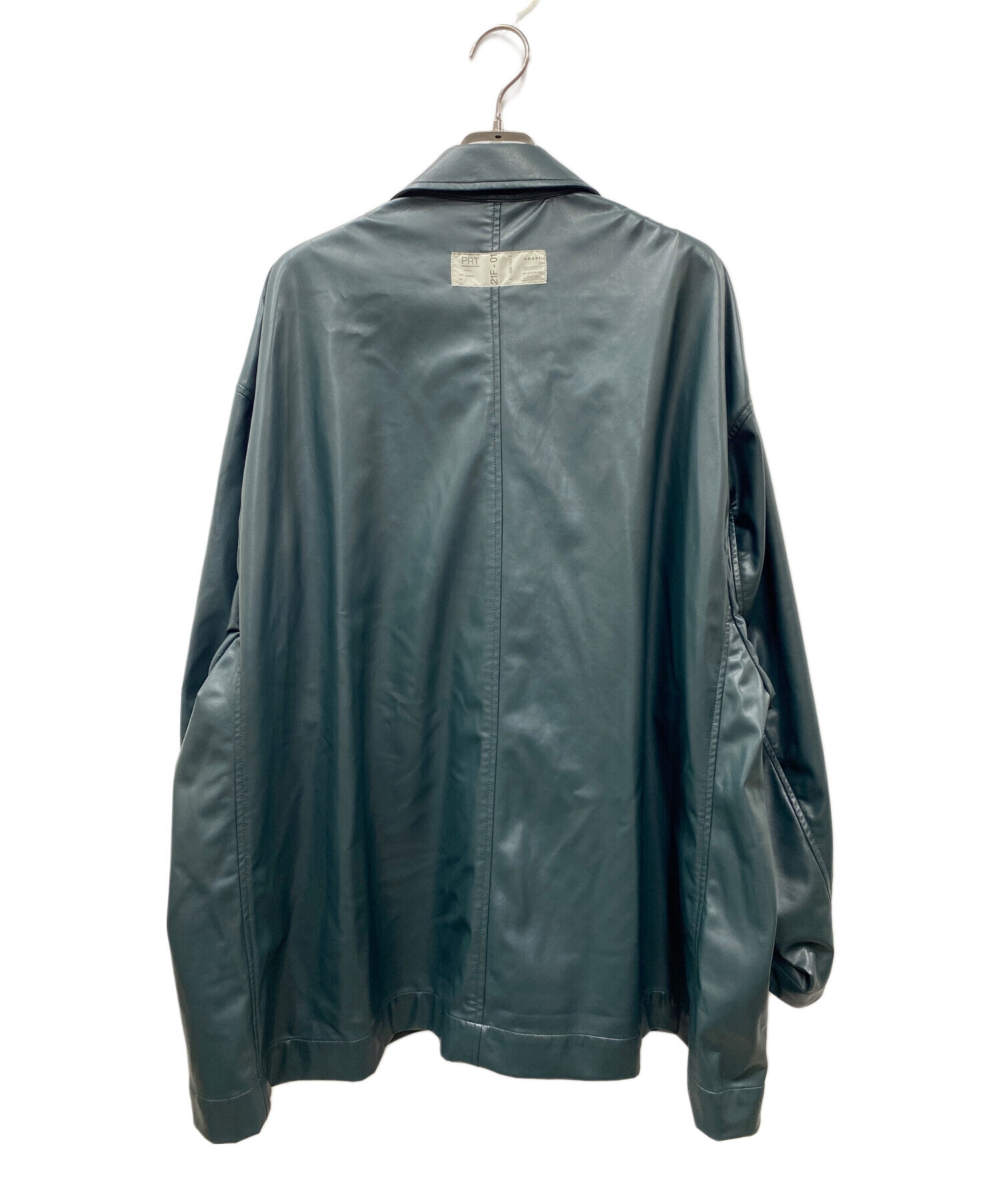 中古・古着通販】AMERI (アメリ) N.HOOLYWOOD (エヌ ハリウッド) FAKE LEATHER JACKET グリーン  サイズ:FREE｜ブランド・古着通販 トレファク公式【TREFAC FASHION】スマホサイト