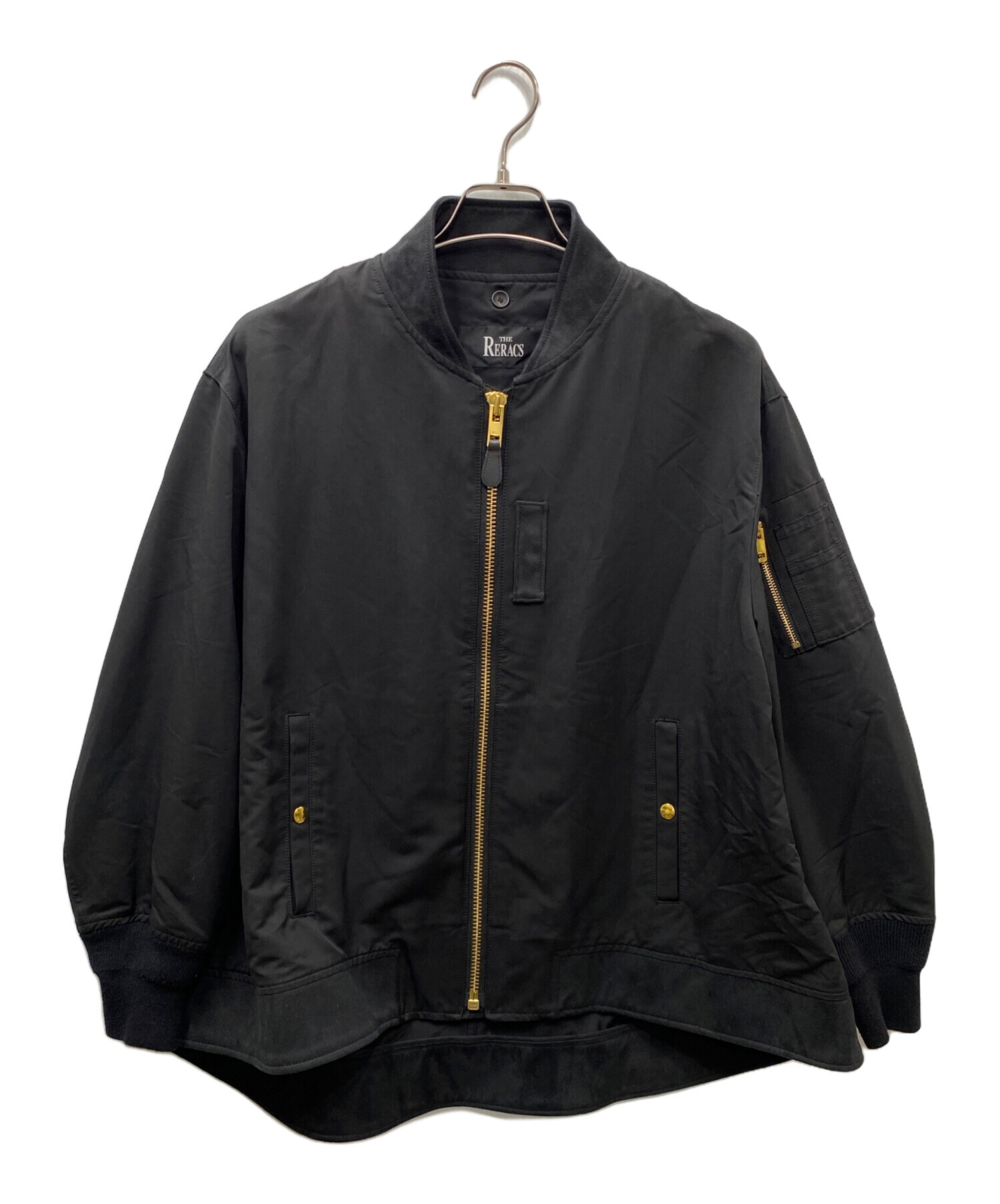 THE RERACS (ザ リラクス) UNITED ARROWS (ユナイテッドアローズ) 別注MA-1ジャケット ブラック サイズ:38