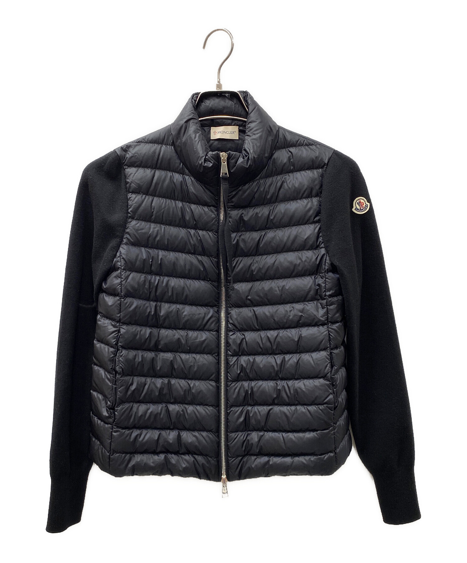 中古・古着通販】MONCLER (モンクレール) CARDIGAN TRICOT ダウンカーディガン ブラック サイズ:XS｜ブランド・古着通販  トレファク公式【TREFAC FASHION】スマホサイト