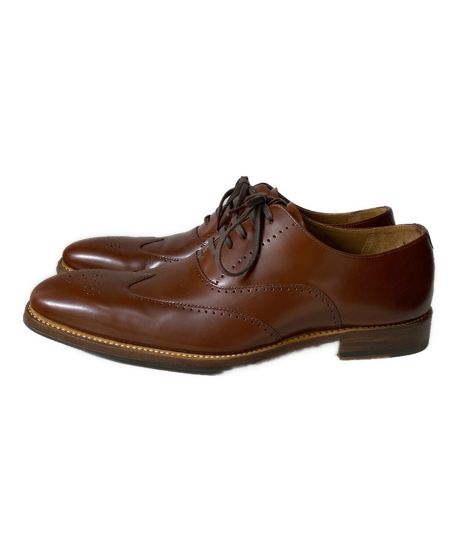 中古・古着通販】GRENSON (グレンソン) ウィングチップシューズ ブラウン サイズ:8｜ブランド・古着通販 トレファク公式【TREFAC  FASHION】スマホサイト