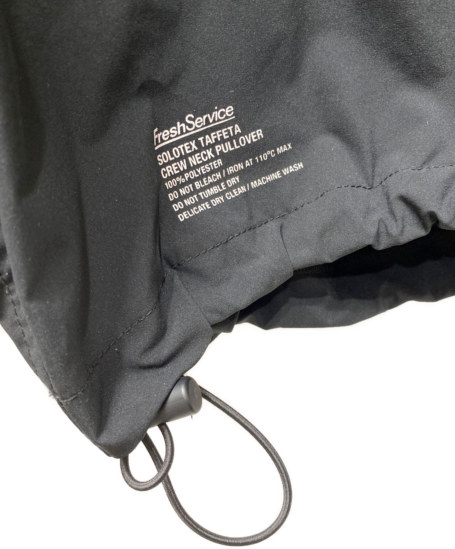 FreshService (フレッシュサービス) SOLOTEX TAFFETA CREW NECK PULLOVER ロングスリーブカットソー  ブラック サイズ:Free