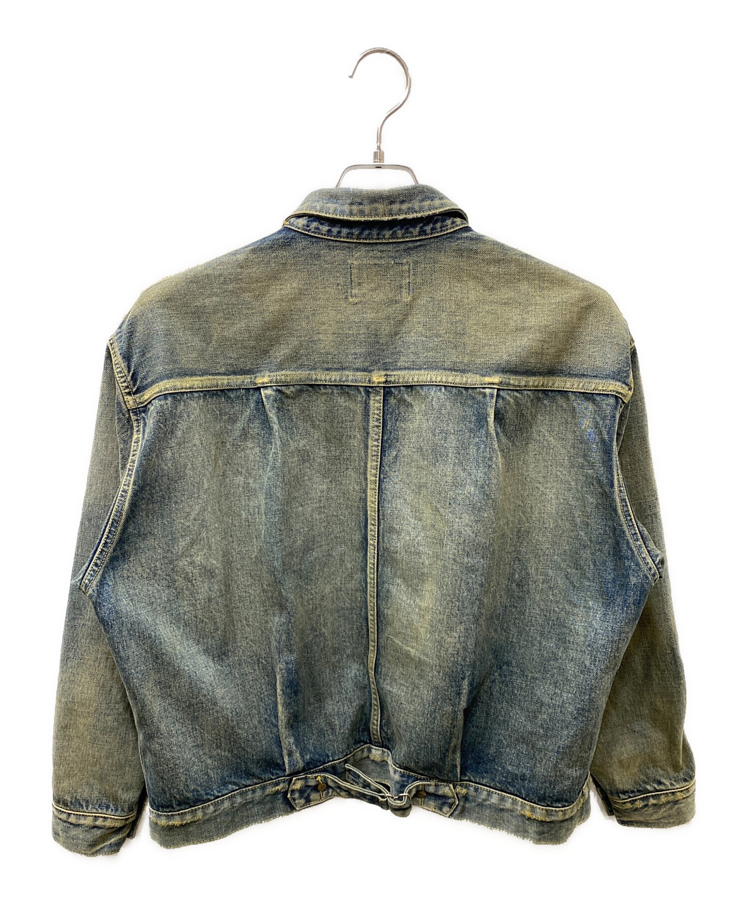 NEXUSVII (ネクサスセブン) DAMAGED ASMMTR DENIM JACKET デニムジャケット ブルー サイズ:44