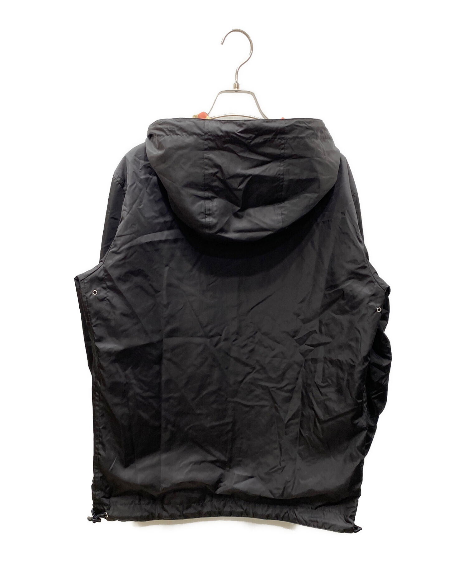 BURBERRY (バーバリー) 22SS REVERSIBLE NYLON HOODED JACKET NOVA CHECK ノバチェック柄  リバーシブルジャケット ブラック サイズ:S