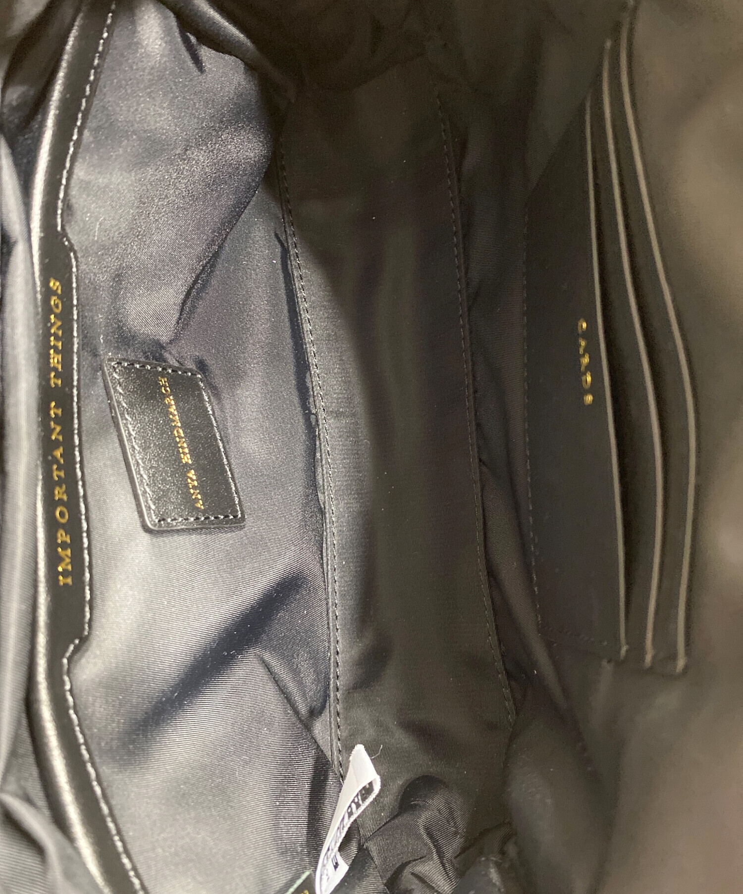 中古・古着通販】ANYA HINDMARCH (アニヤハインドマーチ) マルチポケット ナイロン クロスボディ ミニショルダーバッグ  ブラック｜ブランド・古着通販 トレファク公式【TREFAC FASHION】スマホサイト