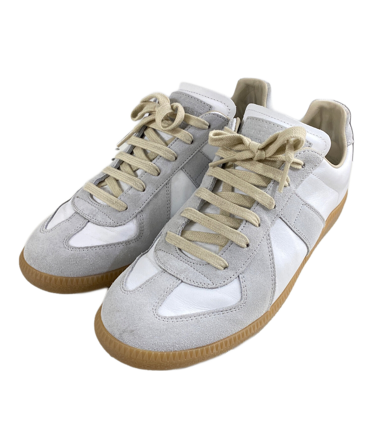 Maison Margiela (メゾンマルジェラ) REPLICA LOW TOP ジャーマントレーナー ホワイト サイズ:SIZE 40 1/2