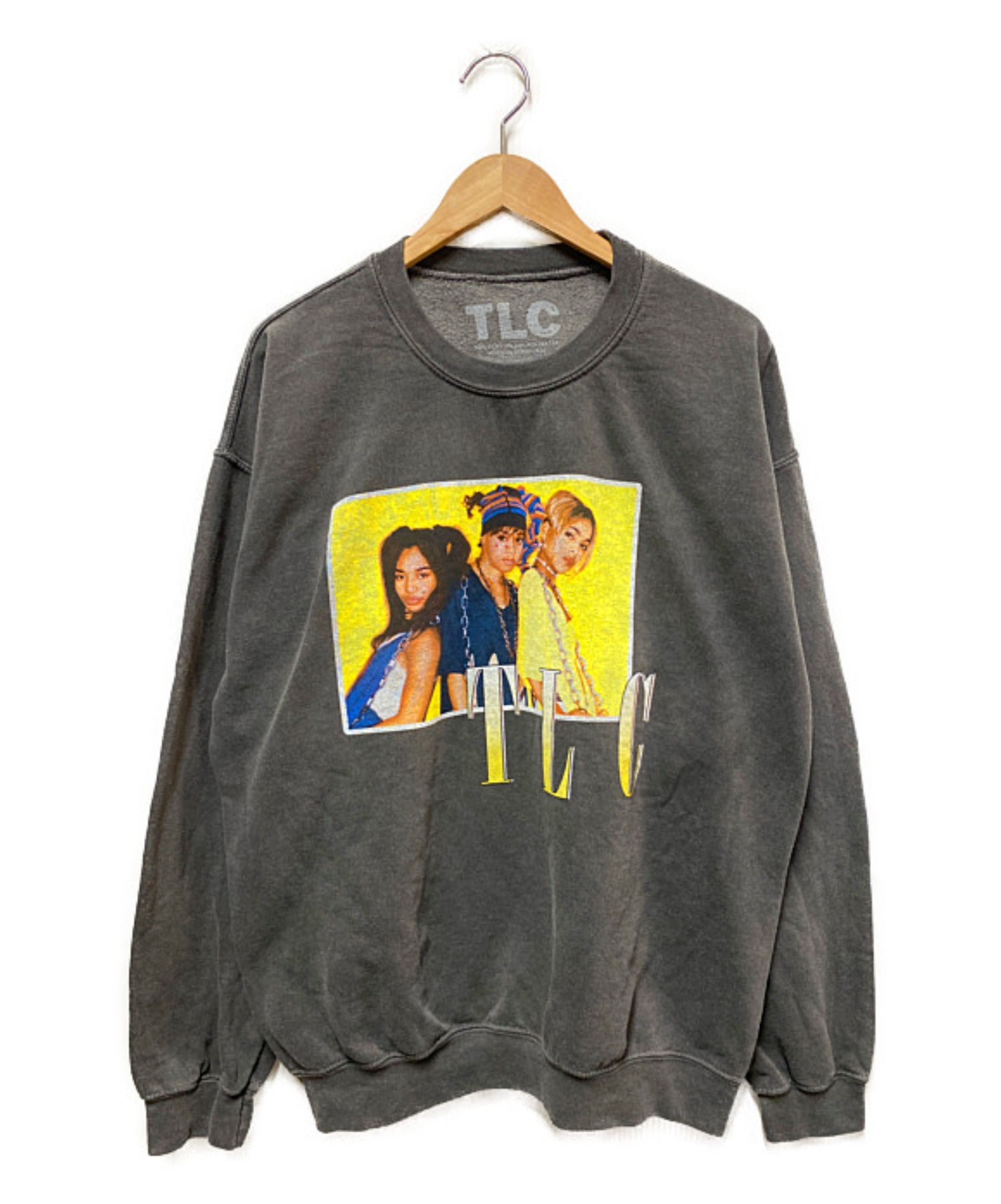 TLC (ティーエルシー) プリントスウェット グレー サイズ:М