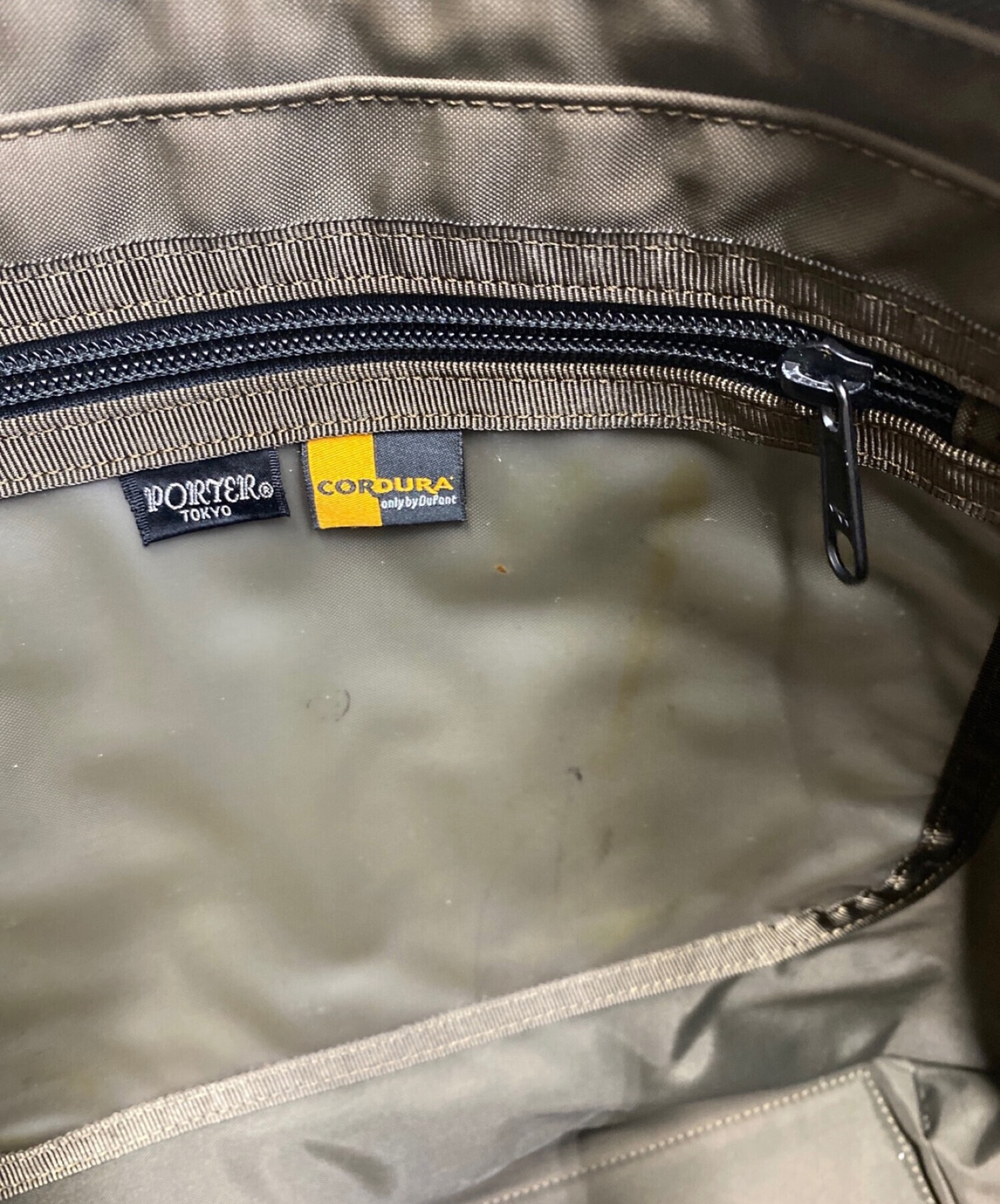 中古・古着通販】PORTER (ポーター) キャンバストートバッグ カーキ