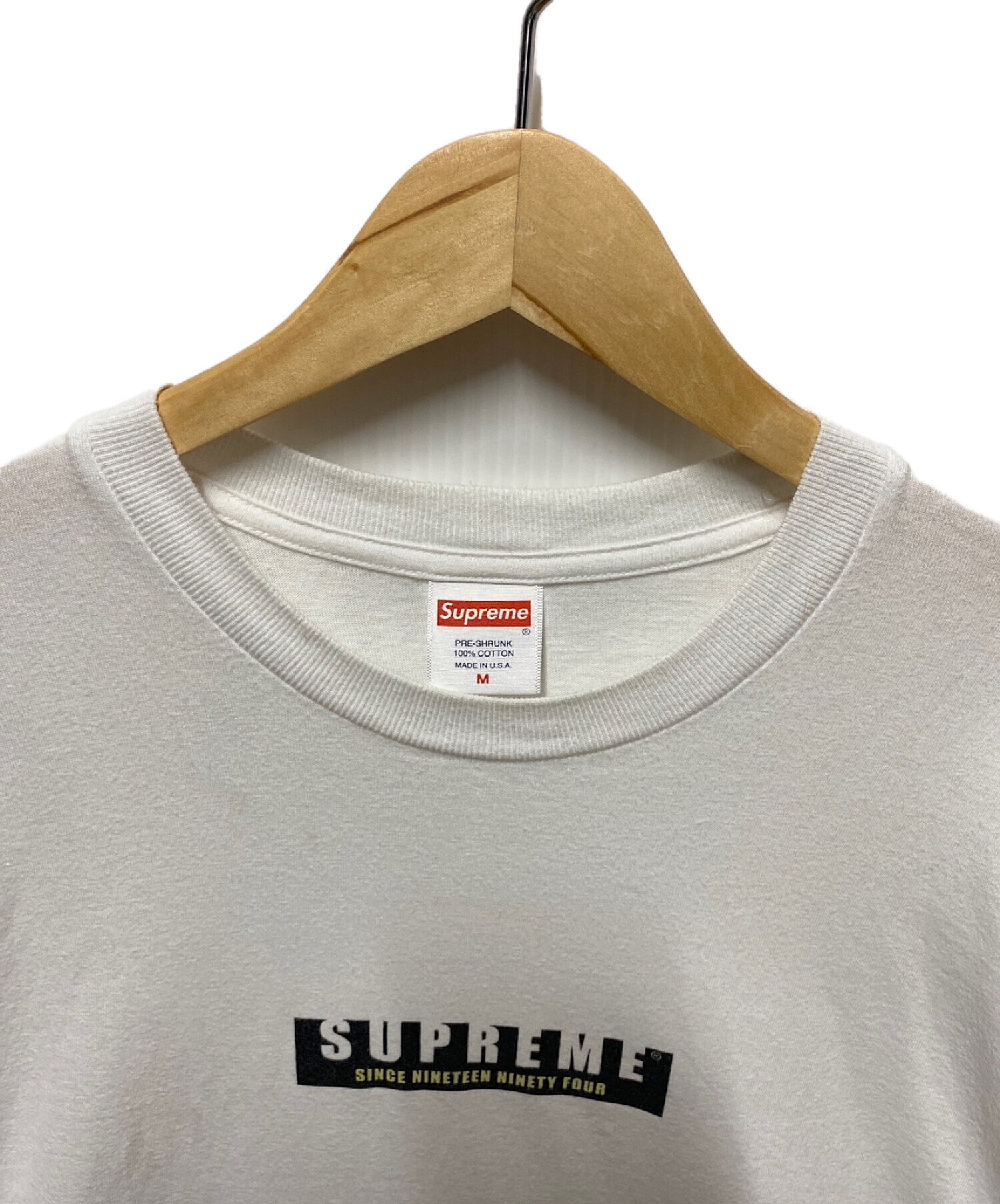 中古・古着通販】SUPREME (シュプリーム) 1994 LS Tee ホワイト サイズ