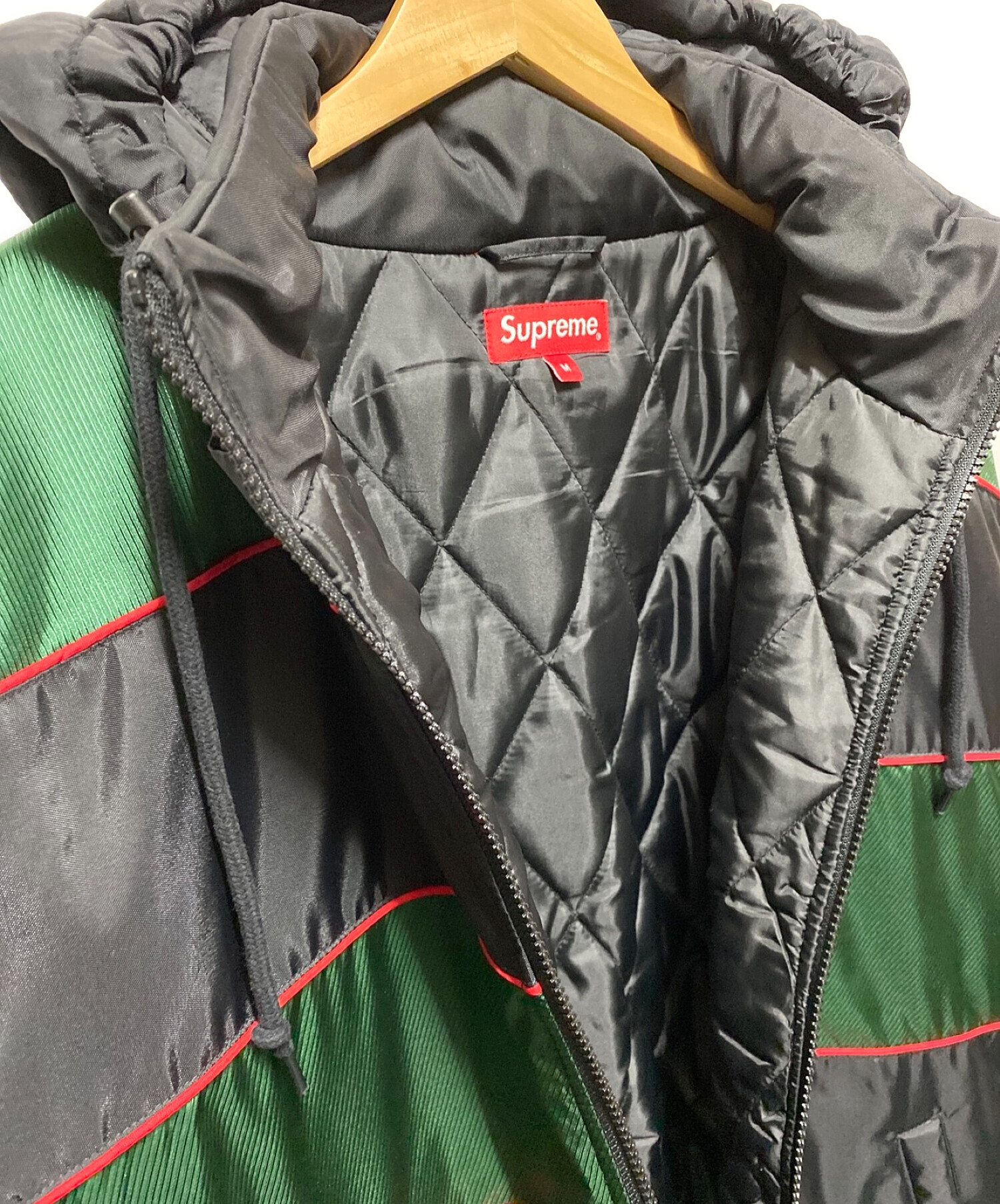 中古・古着通販】SUPREME (シュプリーム) Sports Piping Puffy Jacket