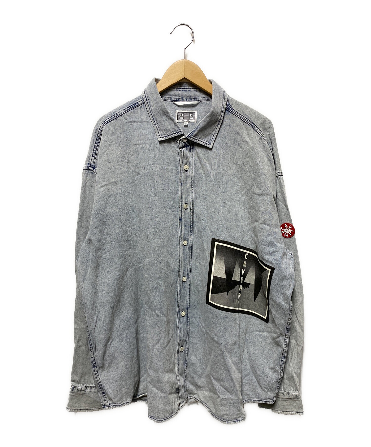 C.E (シーイー) Wide Denim Shirt インディゴ サイズ:XL