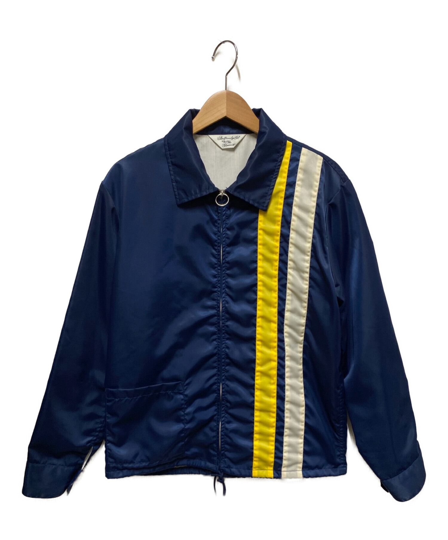 AndFamily (アンドファミリー) Nylon Racing Jacket ネイビー サイズ:М