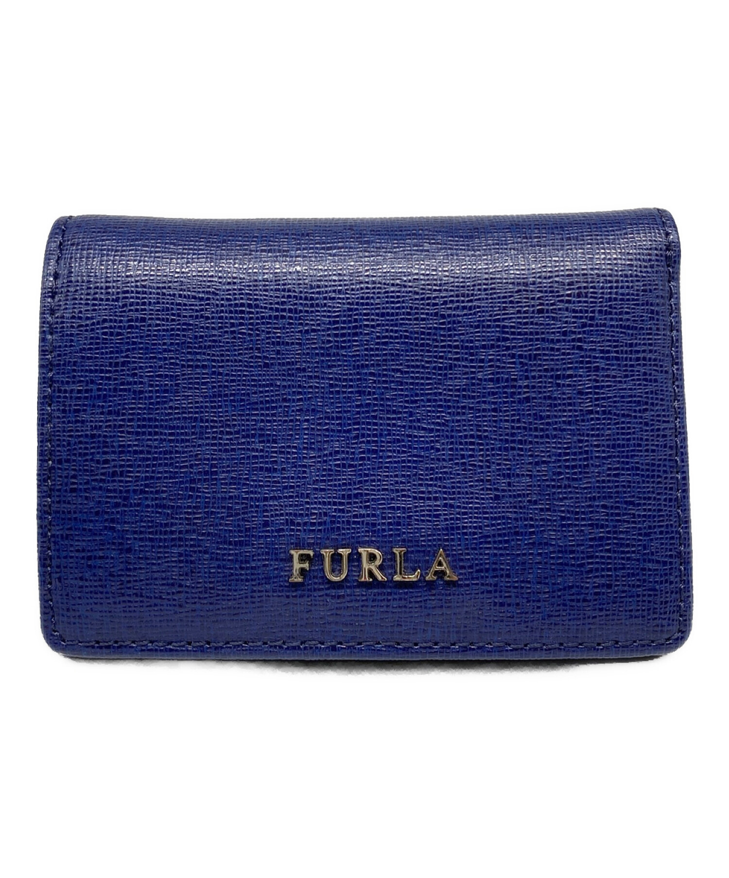 FURLA (フルラ) 3つ折り財布 ネイビー