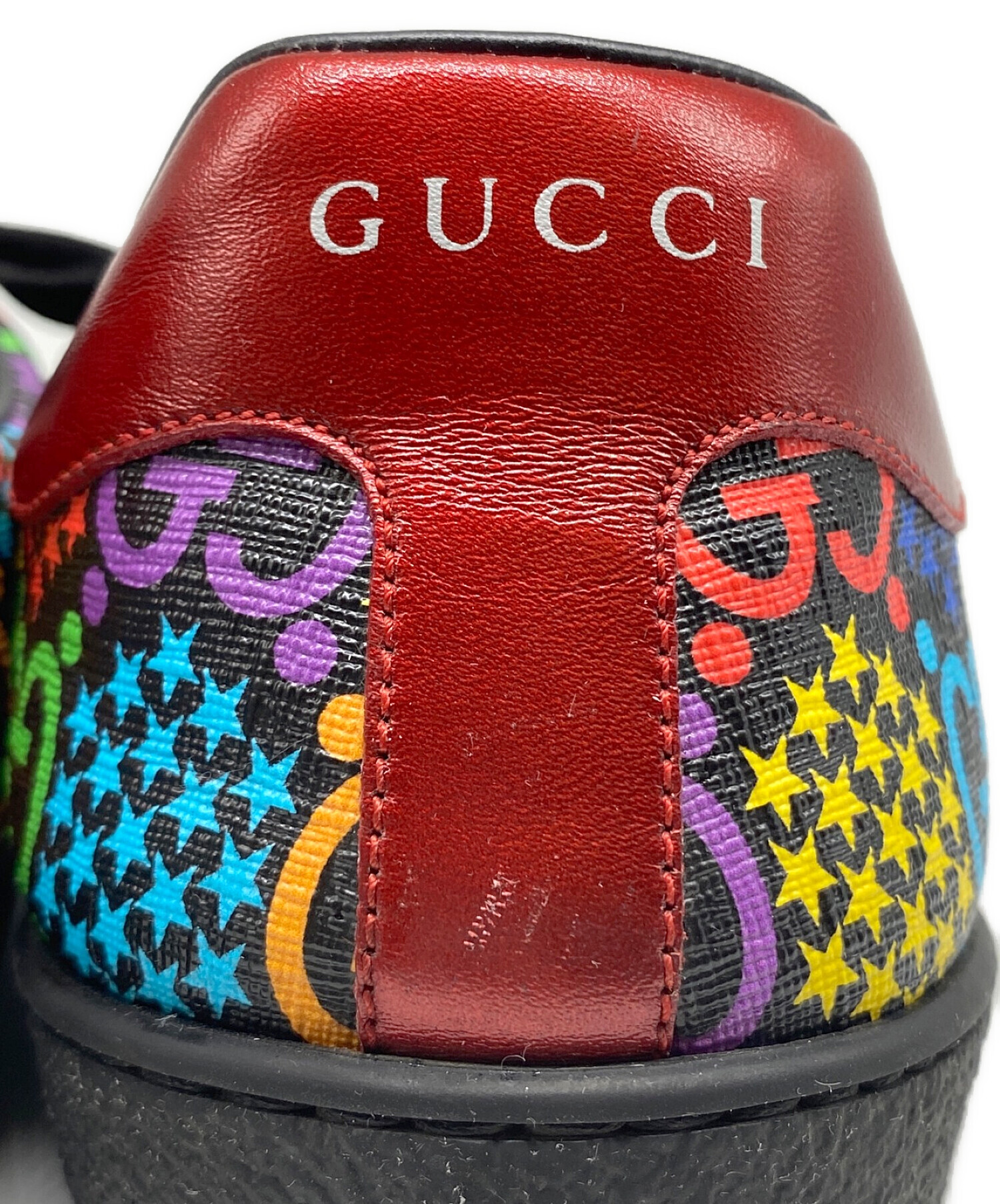 GUCCI (グッチ) GG サイケデリック スニーカー マルチカラー サイズ:7 1/2