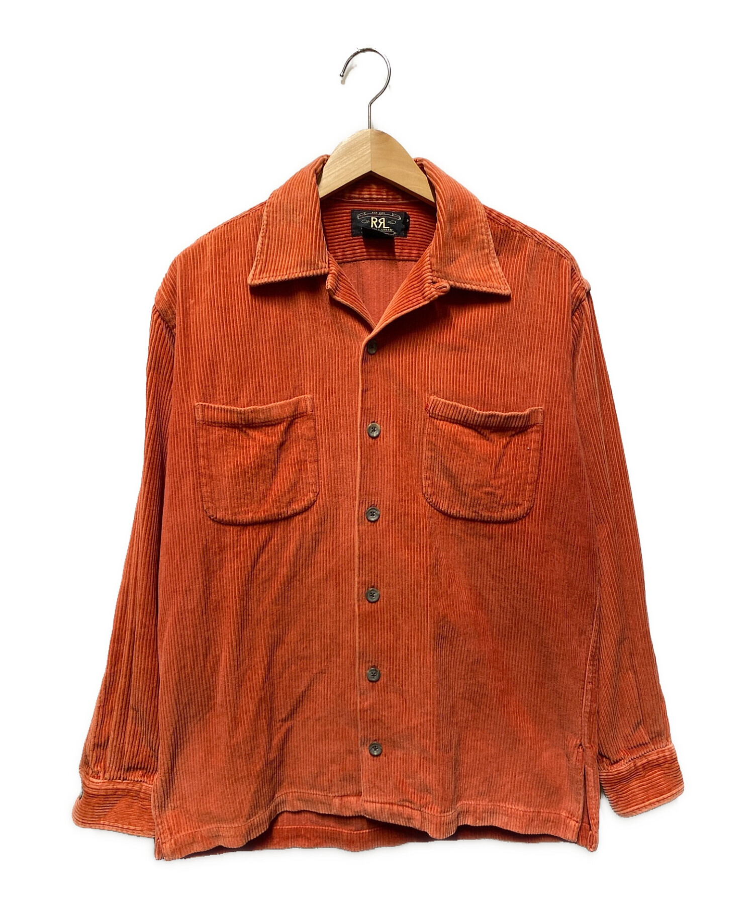 RRL (ダブルアールエル) 90's コーデュロイシャツジャケット オレンジ サイズ:S