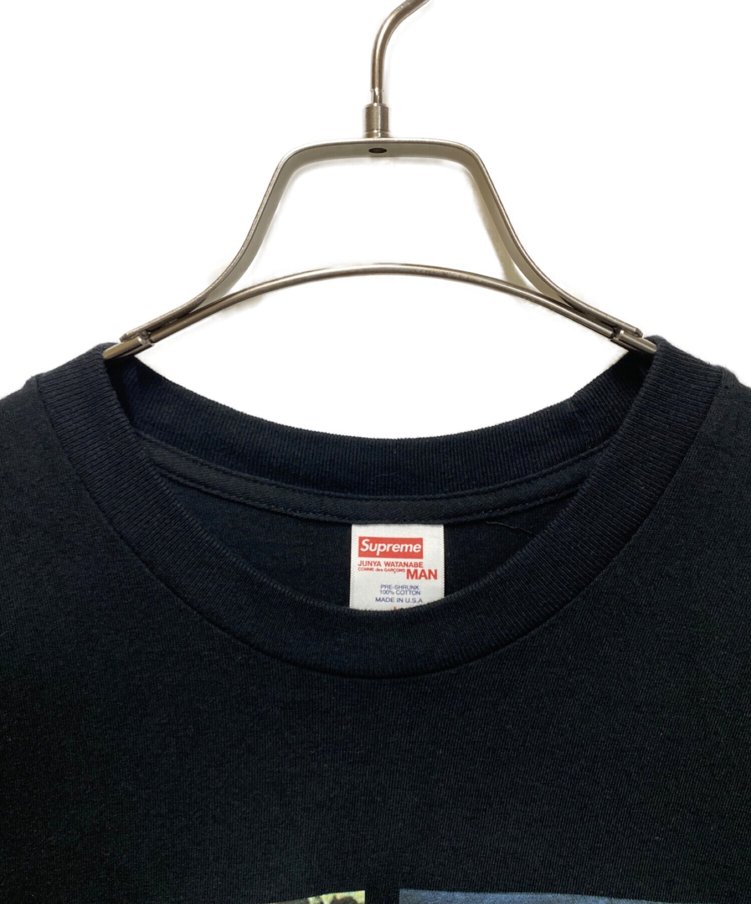 Supreme × JUNYA WATANABE COMME des GARCONS MAN (シュプリーム ×  ジュンヤワタナベコムデギャルソンマン) 21FW Nature Tee ブラック サイズ:L