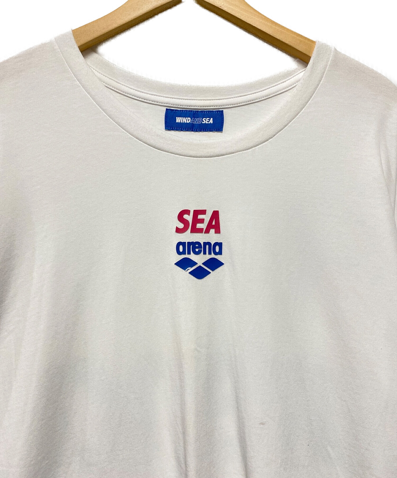 WIND AND SEA (ウィンダンシー) arena (アリーナ) ロゴTシャツ ホワイト サイズ:L