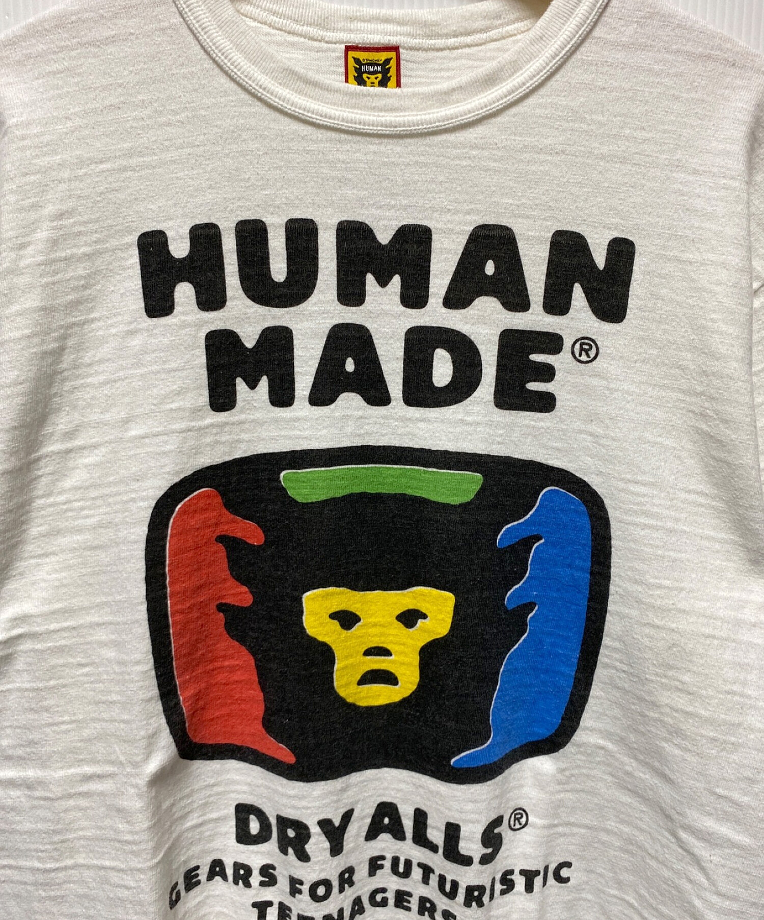 HUMAN MADE (ヒューマンメイド) プリントTシャツ ホワイト サイズ:L