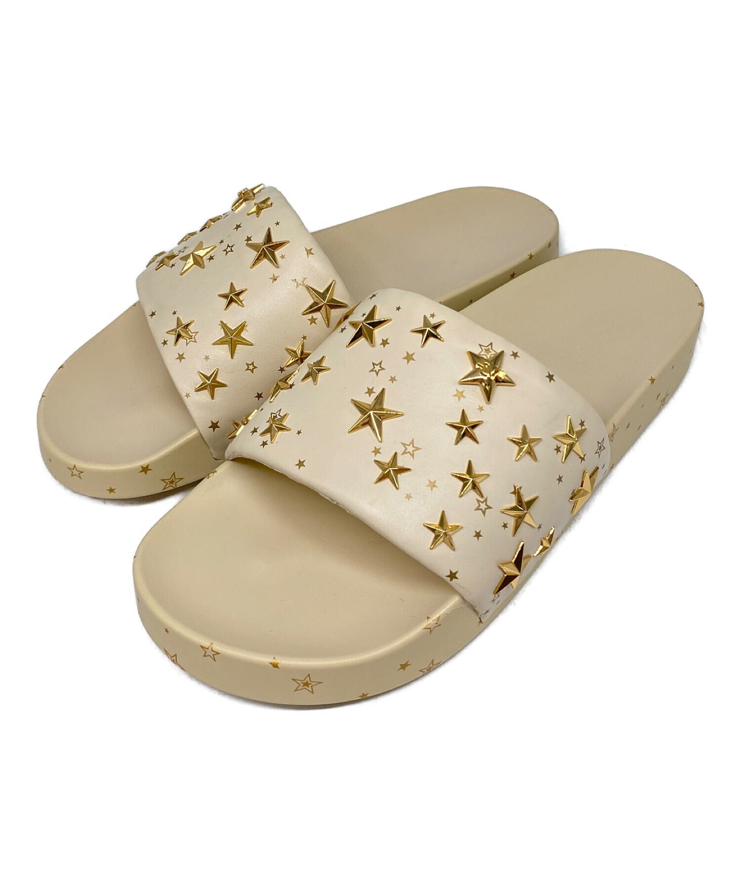 中古・古着通販】TORY BURCH (トリーバーチ) STAR SLIDE アイボリー