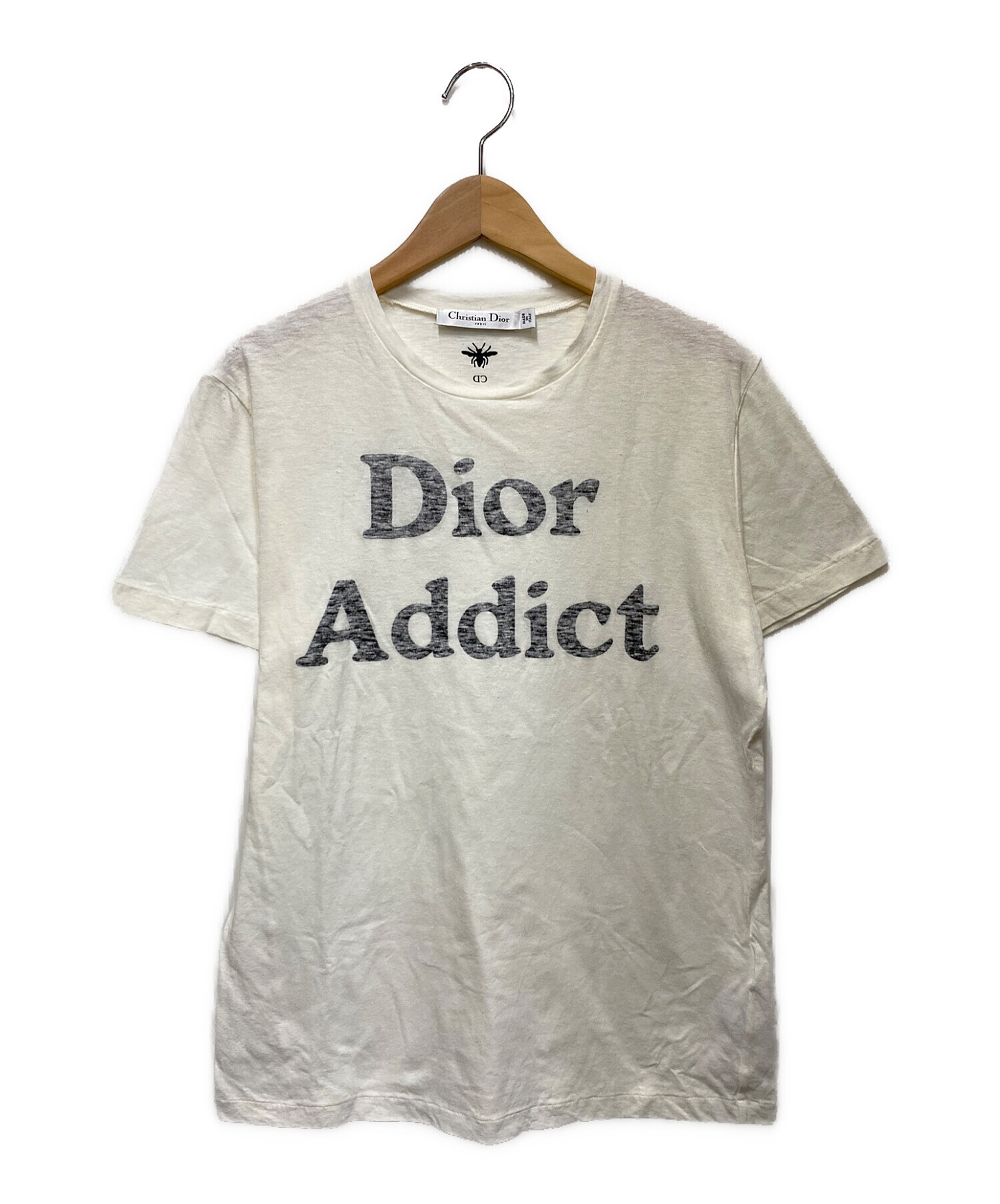 Christian Dior (クリスチャン ディオール) Dior Addict T shirt アイボリー サイズ:S