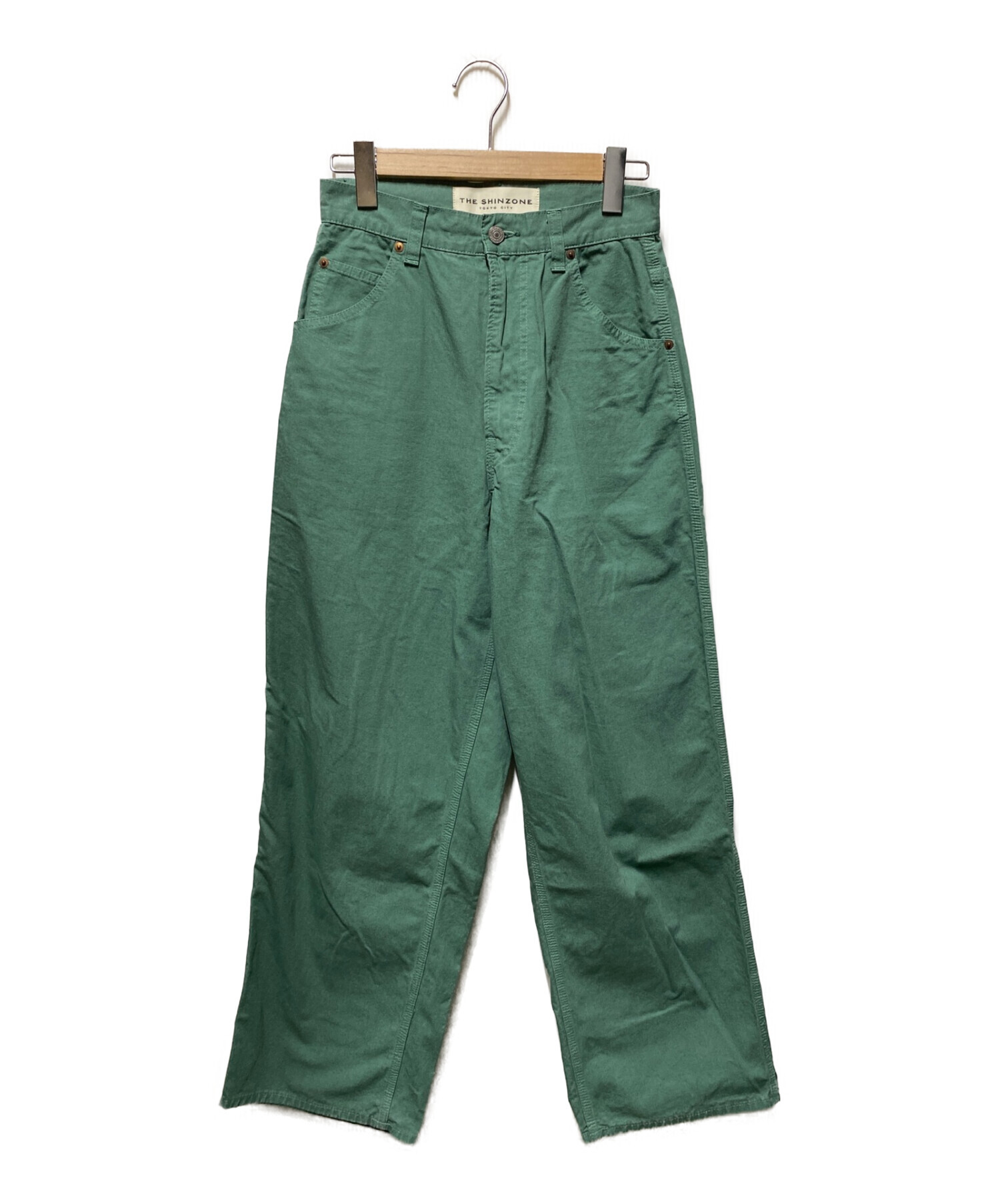 Shinzone (シンゾーン) 21AW TOOL PANTS グリーン サイズ:36