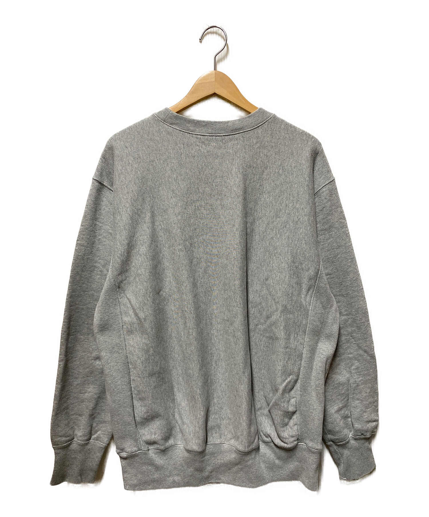 FTC (エフティーシー) CHENILLE APPLIQUE CREWNECK グレー サイズ:М