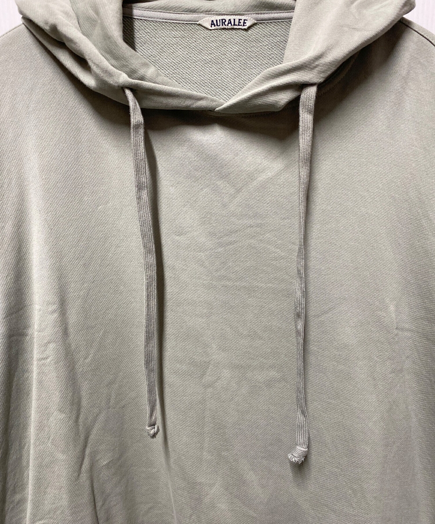 AURALEE (オーラリー) 22SS LIGHT FLOWY SWEAT PARKA グリーン サイズ:4