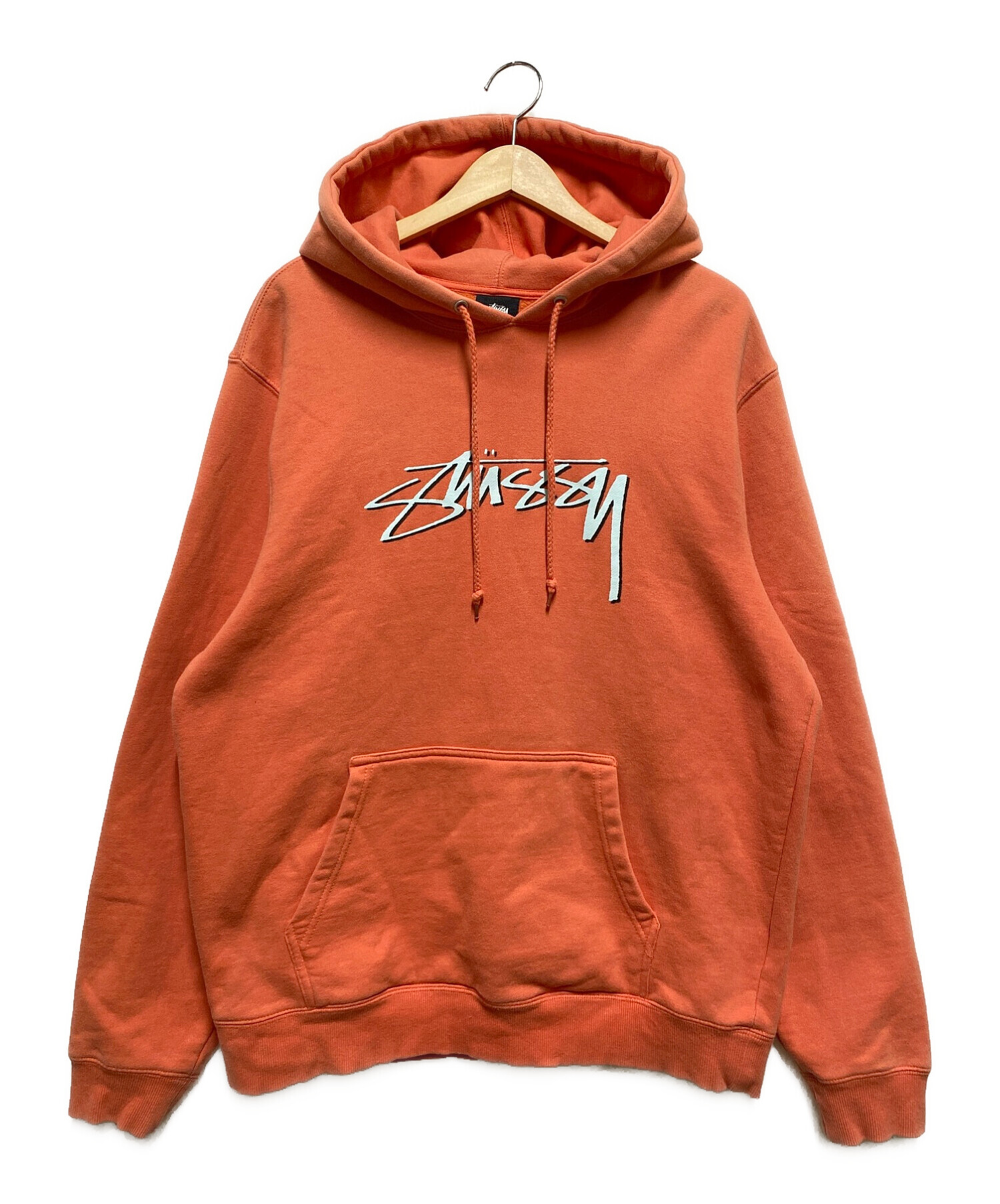 中古・古着通販】stussy (ステューシー) プルオーバーロゴパーカー