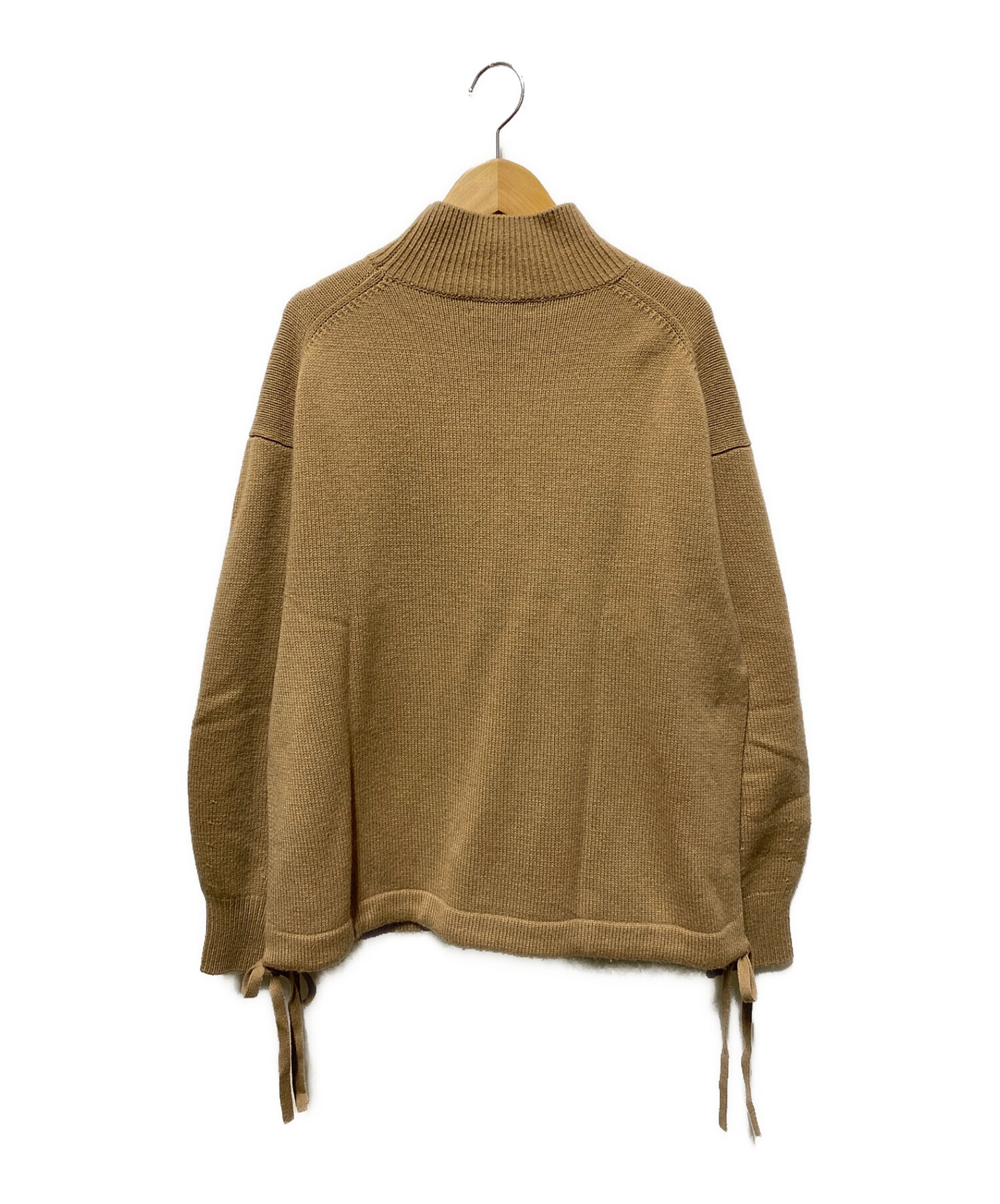 theory (セオリー) MERCER WOOL CASH/OVERSIZED PO ベージュ サイズ:S