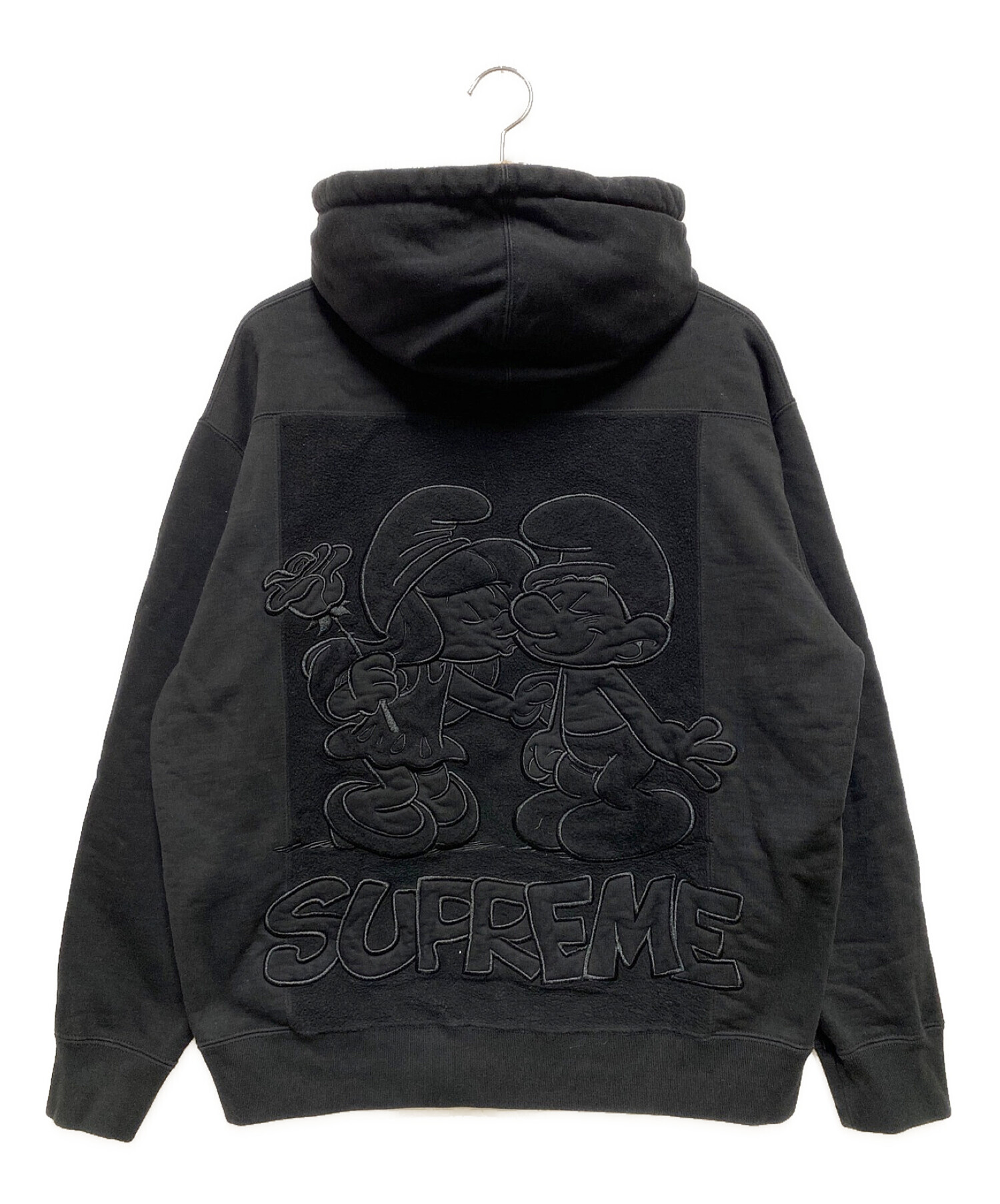 シュプリームSupreme  Smurfs Hooded Sweatshirt Black