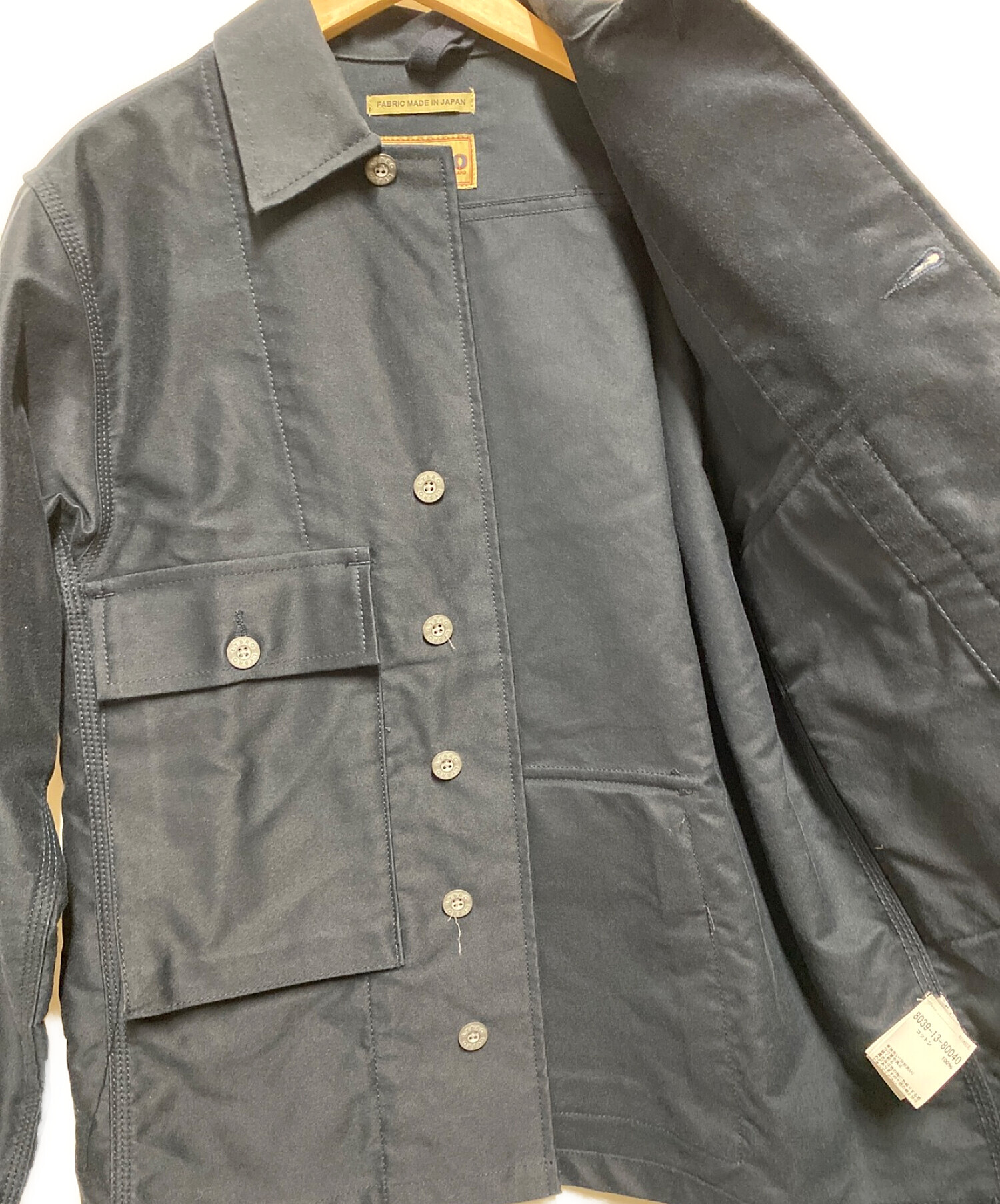 NIGEL CABOURN LYBRO (ナイジェルケーボン ライブロ) USMC Shirt Jacket ネイビー サイズ:42