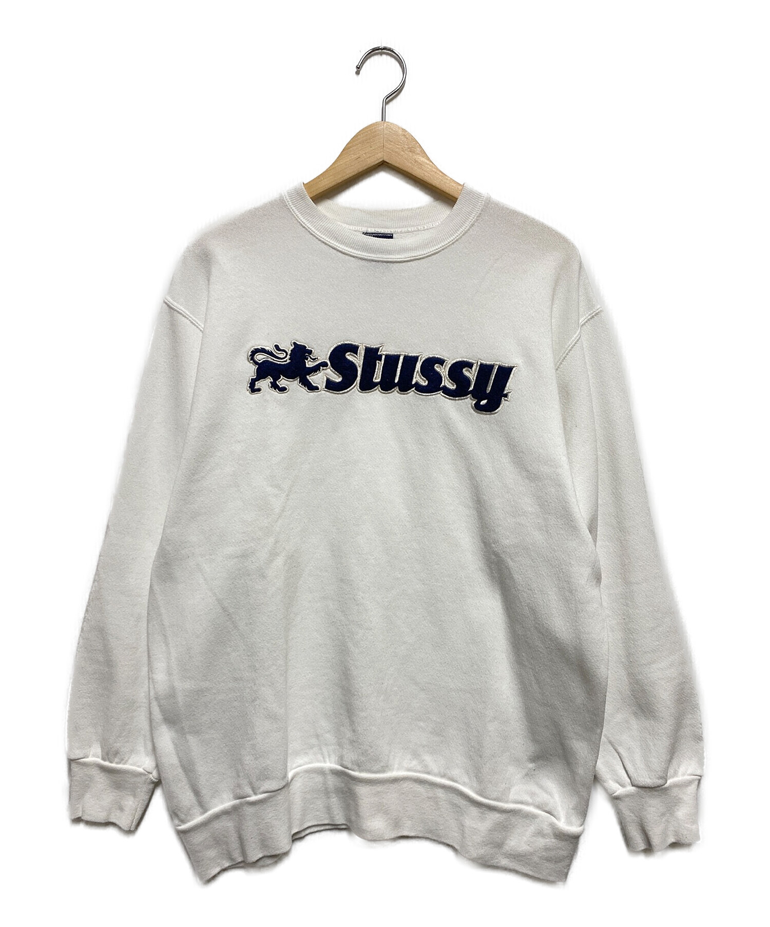 stussy (ステューシー) 90's ロゴスウェット ホワイト サイズ:М