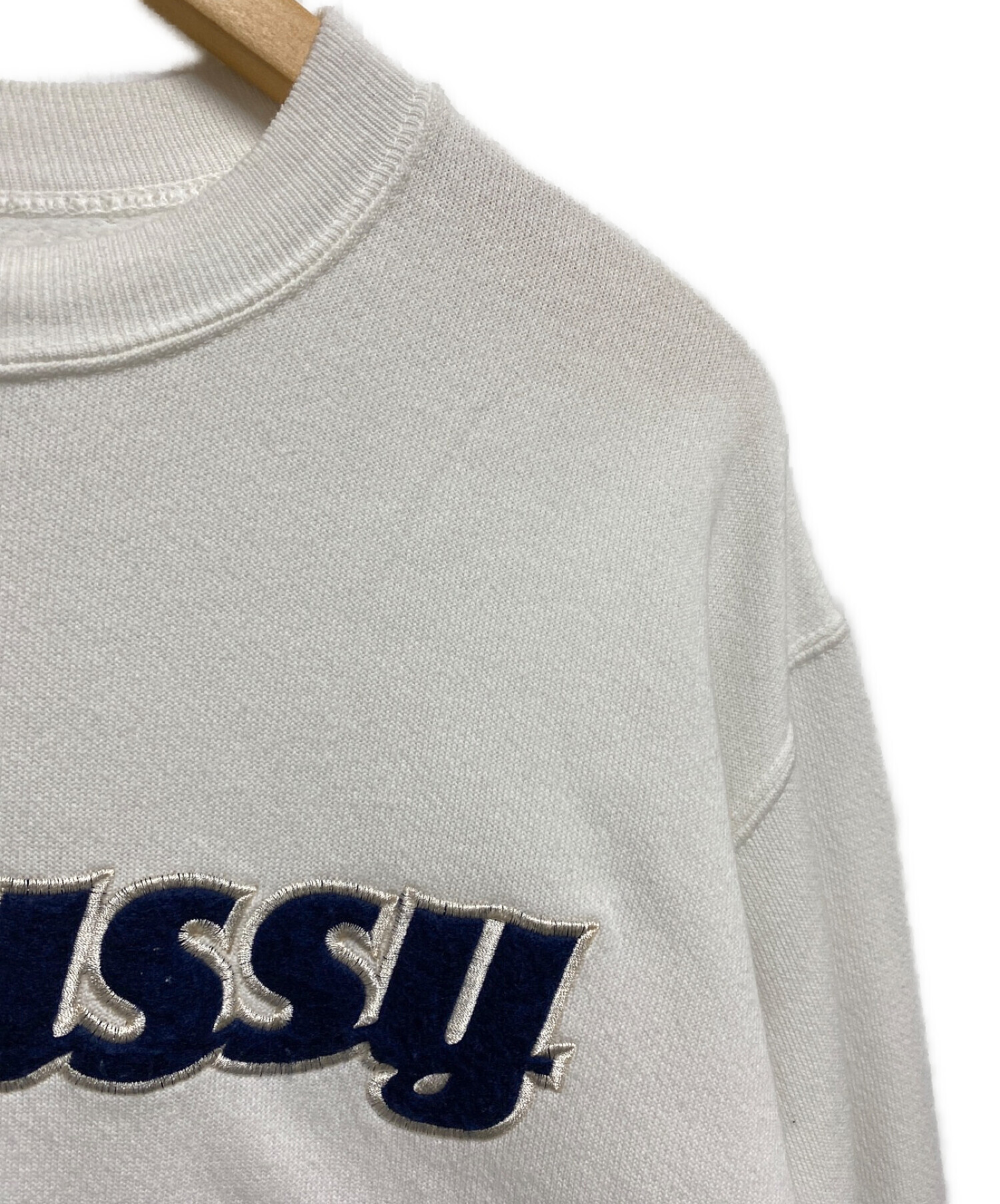 stussy (ステューシー) 90's ロゴスウェット ホワイト サイズ:М