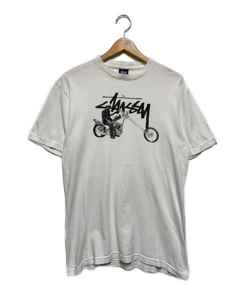 90s STUSSY　ウイングフットビッグプリント　Tシャツ　　ステューシー