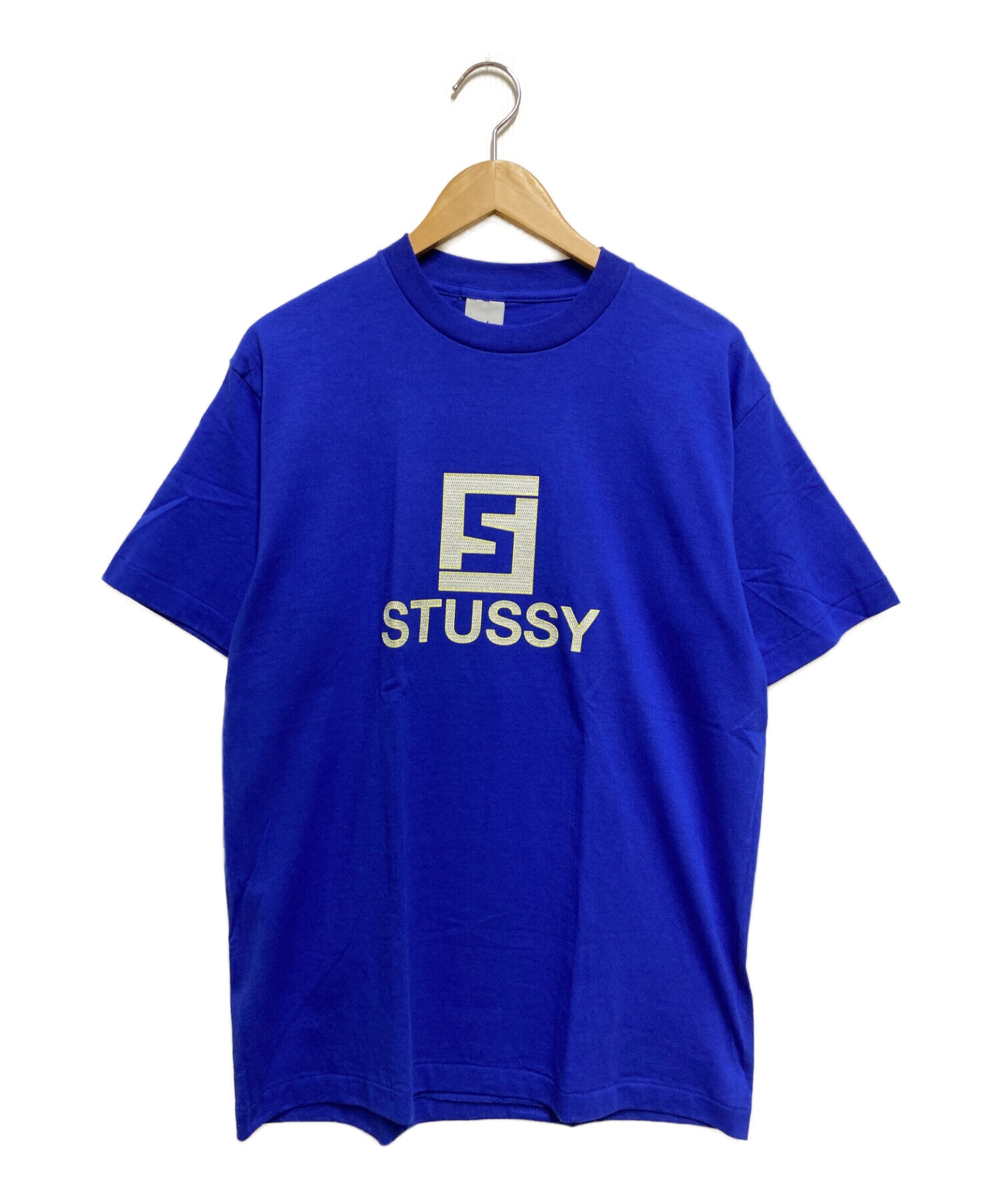 中古・古着通販】stussy (ステューシー) 00's プリントTシャツ ブルー