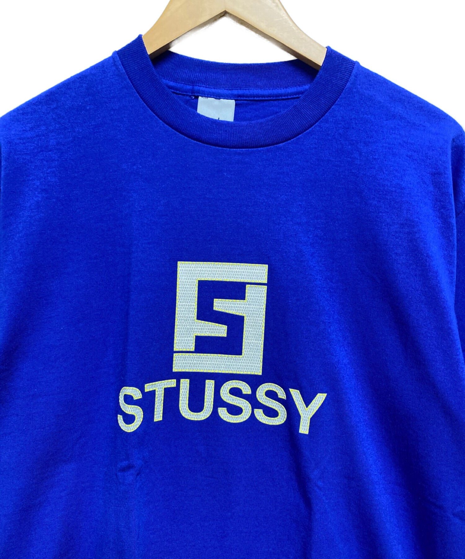 中古・古着通販】stussy (ステューシー) 00's プリントTシャツ ブルー