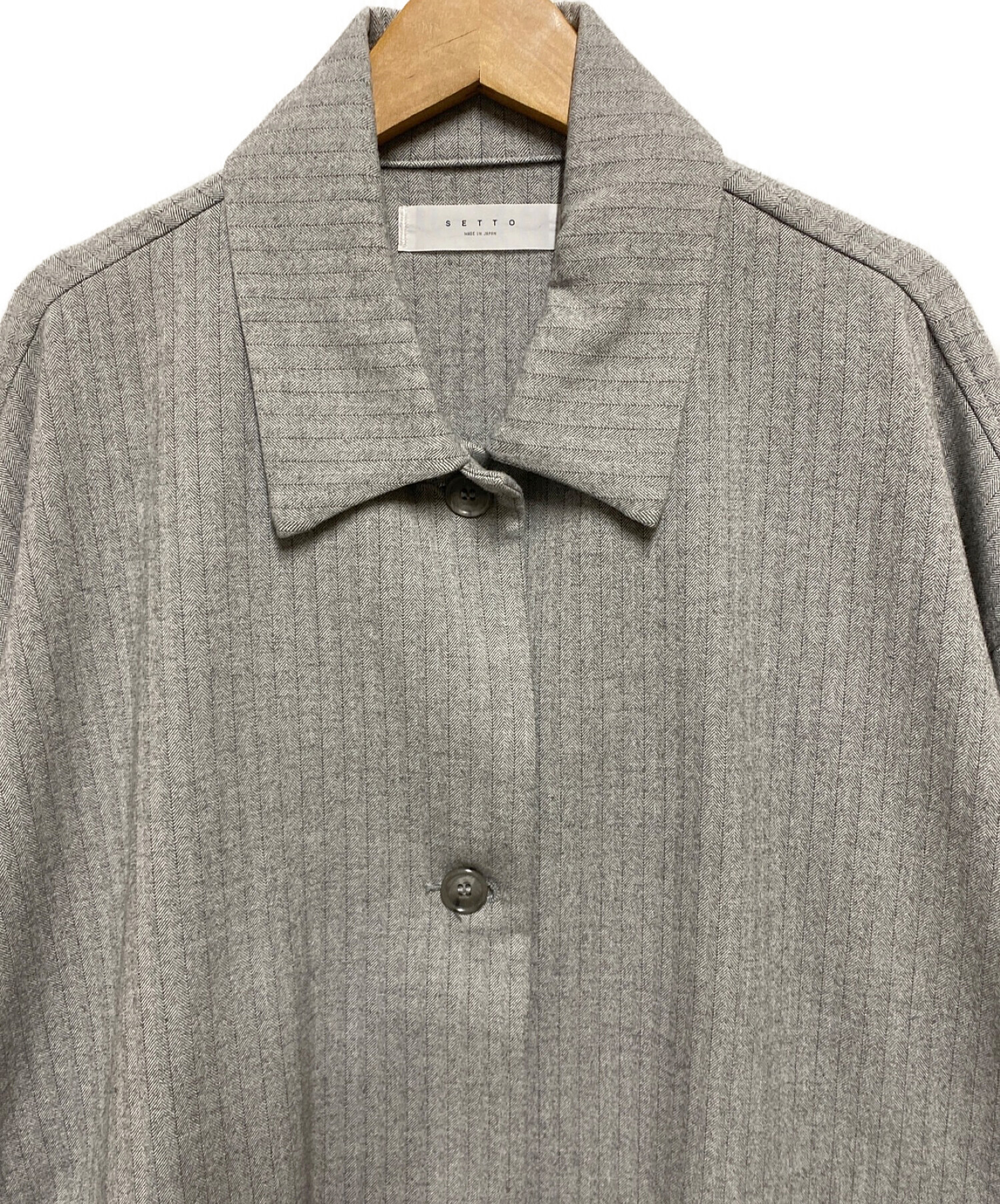 中古・古着通販】SETTO (セット) CINEMA JACKET グレー サイズ:F