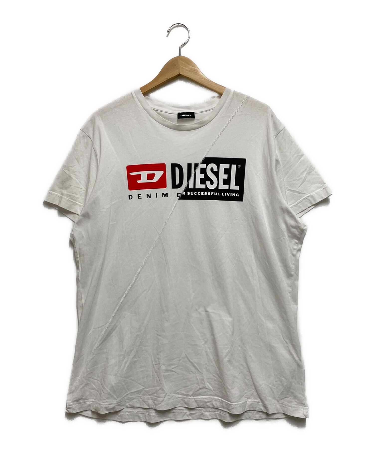 身幅 60DIESEL Tシャツ　T-DIEGOS-N34 ホワイト XXL ディーゼル