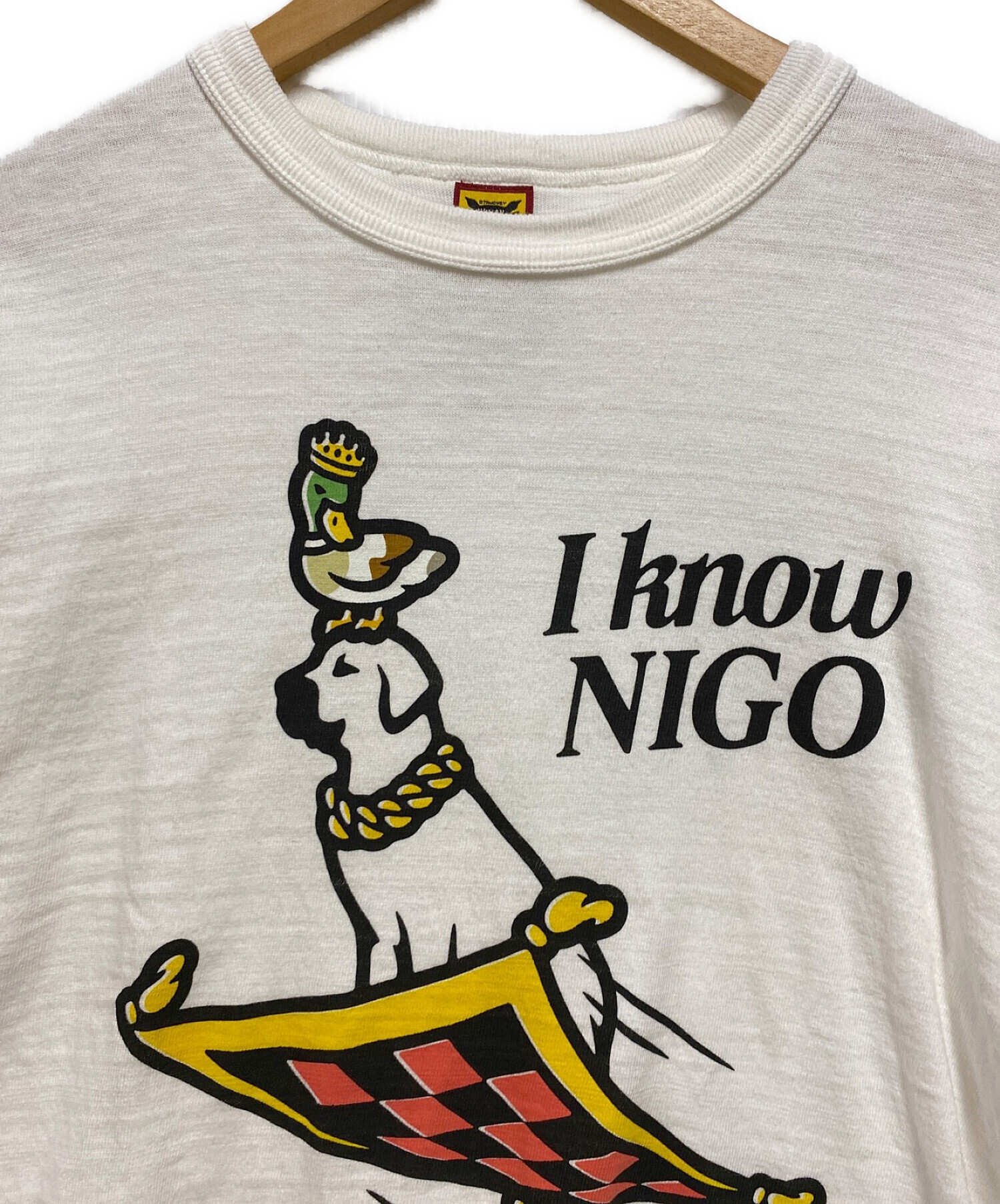 HUMAN MADE (ヒューマンメイド) I KNOW NIGO T-SHIRT ホワイト サイズ:S